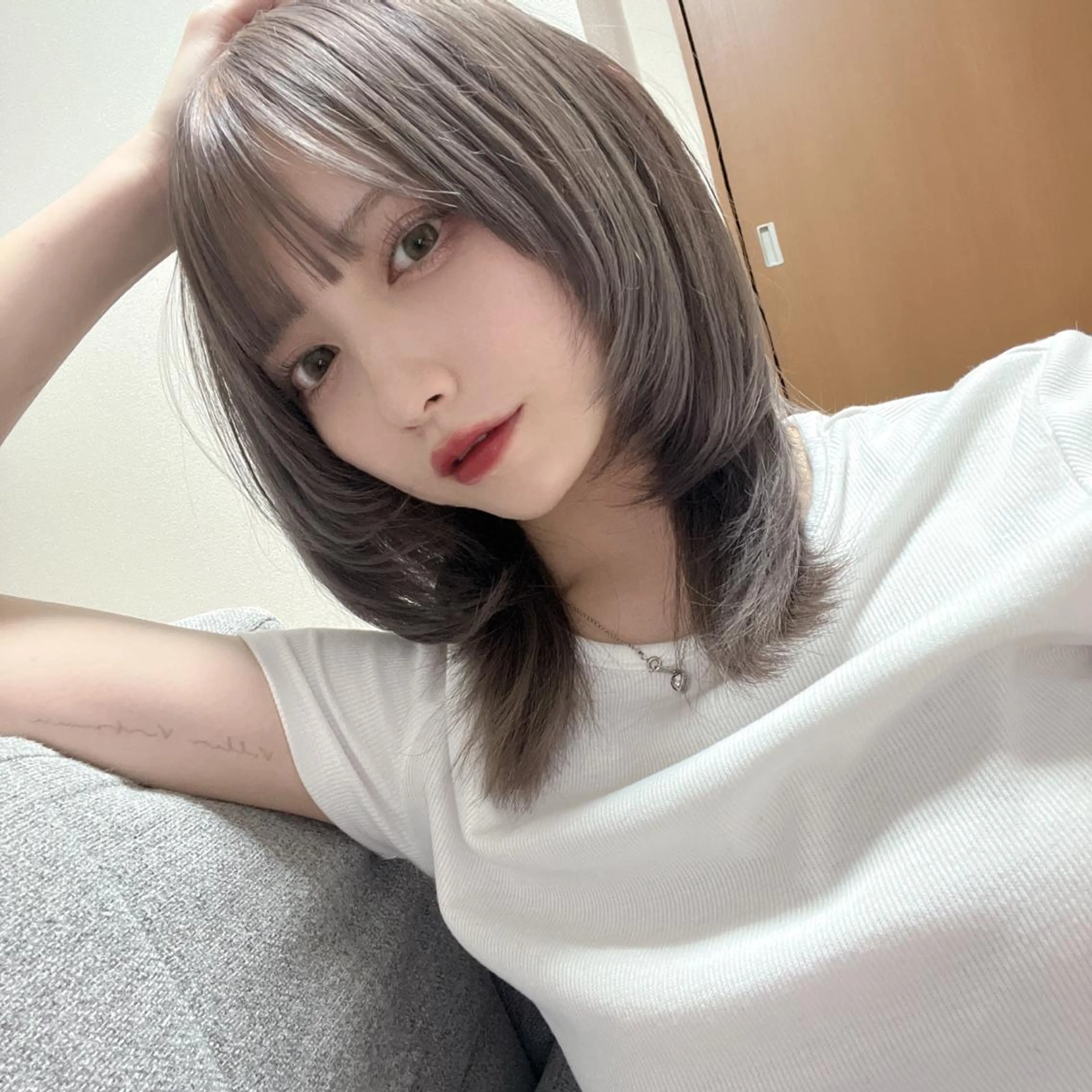 セミロング ハイレイヤー レイヤーカット ウルフカット 赤羽今日子/レイヤー /盛れる顔まわりのヘアスタイル