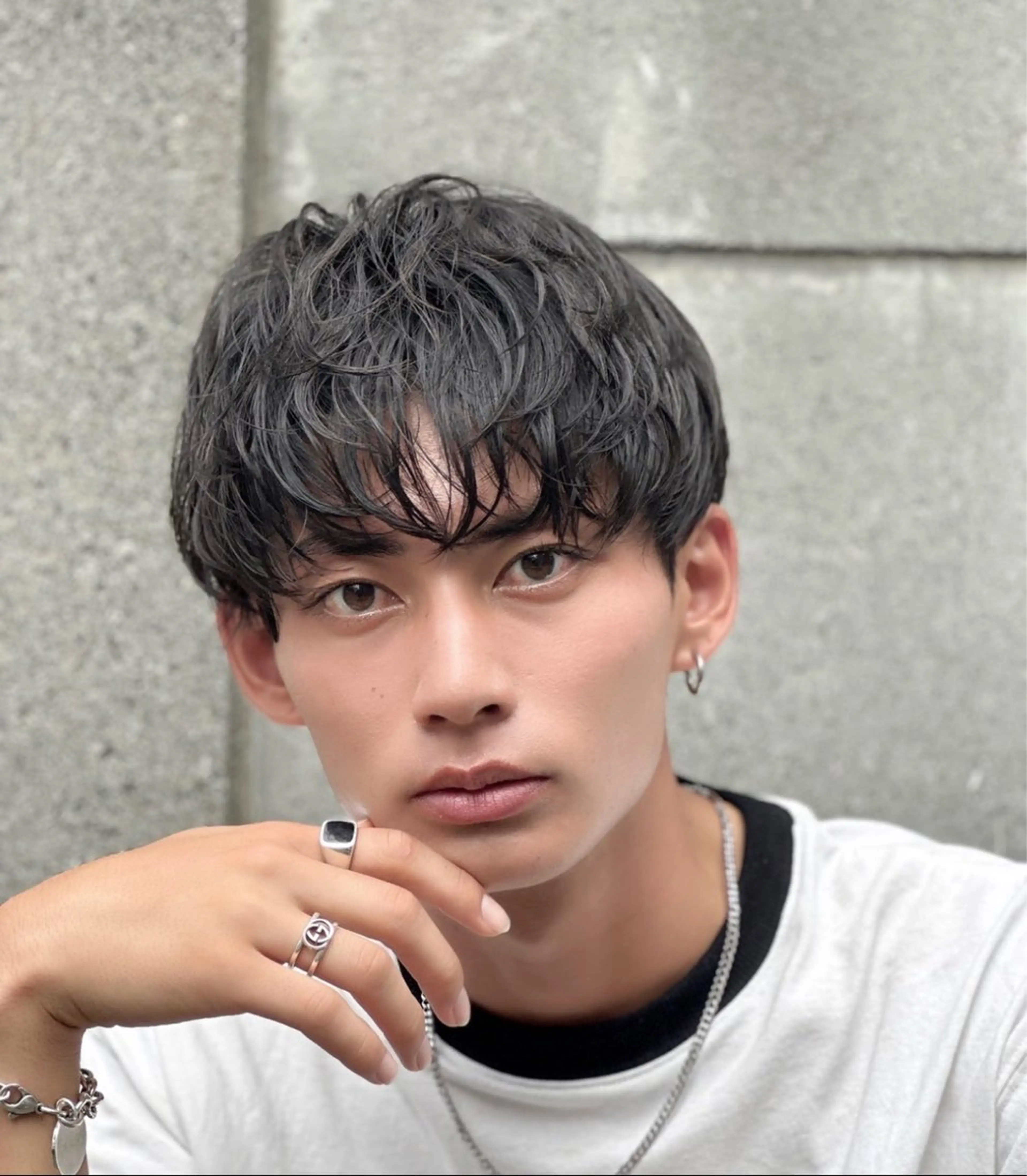 メンズ カット 🎖️似合わせメンズ パーマ🎖️カネキのヘアスタイル