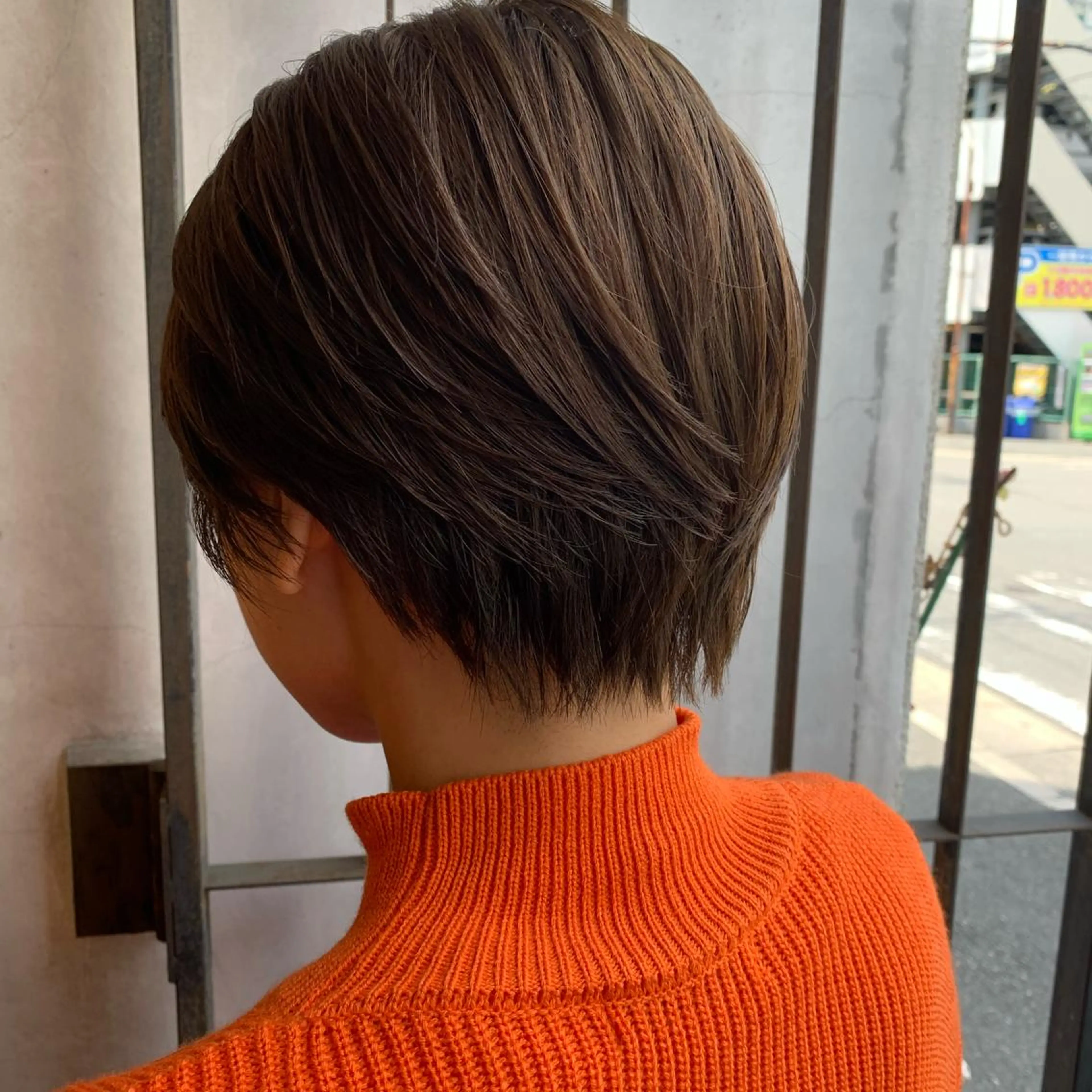 ショート カット ヘアカラー トリートメント 艶髪color💎髪 質改善ストレート大吉のヘアスタイル