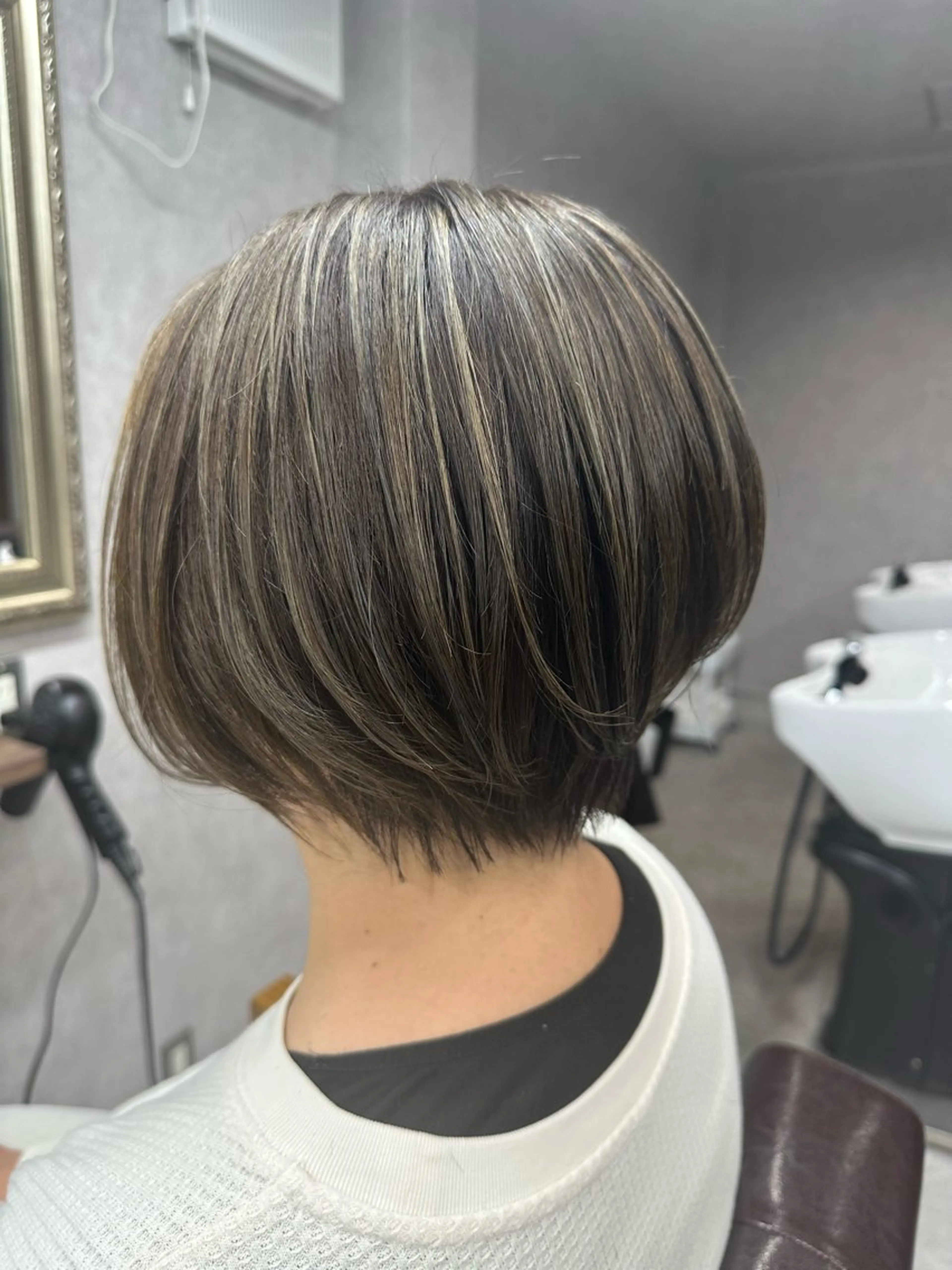 ショート カラー カット ヘアカラー トリートメント Lien 深井店のヘアスタイル