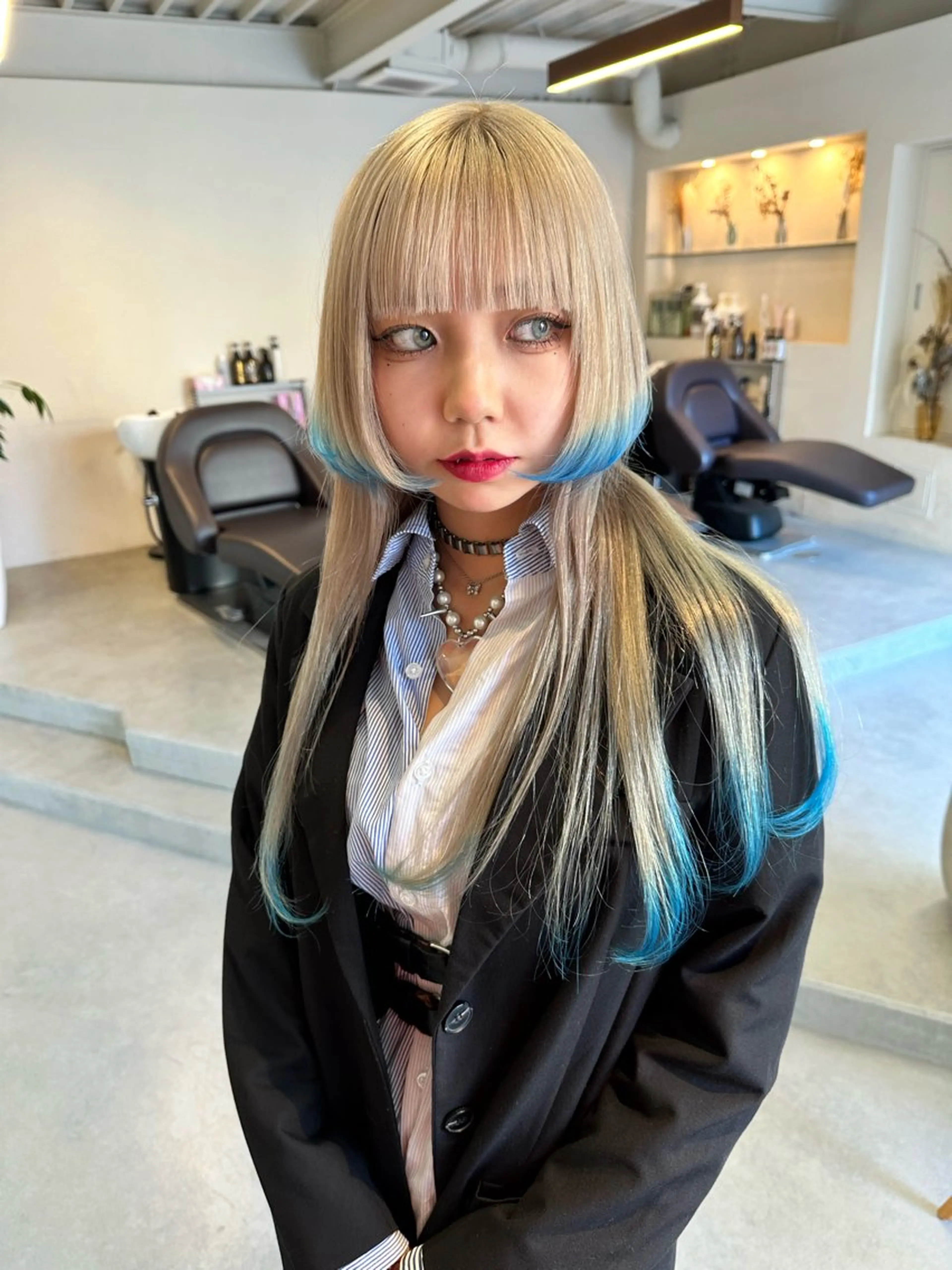 ロング カラー ❄️中川 慎之介❄️のヘアスタイル