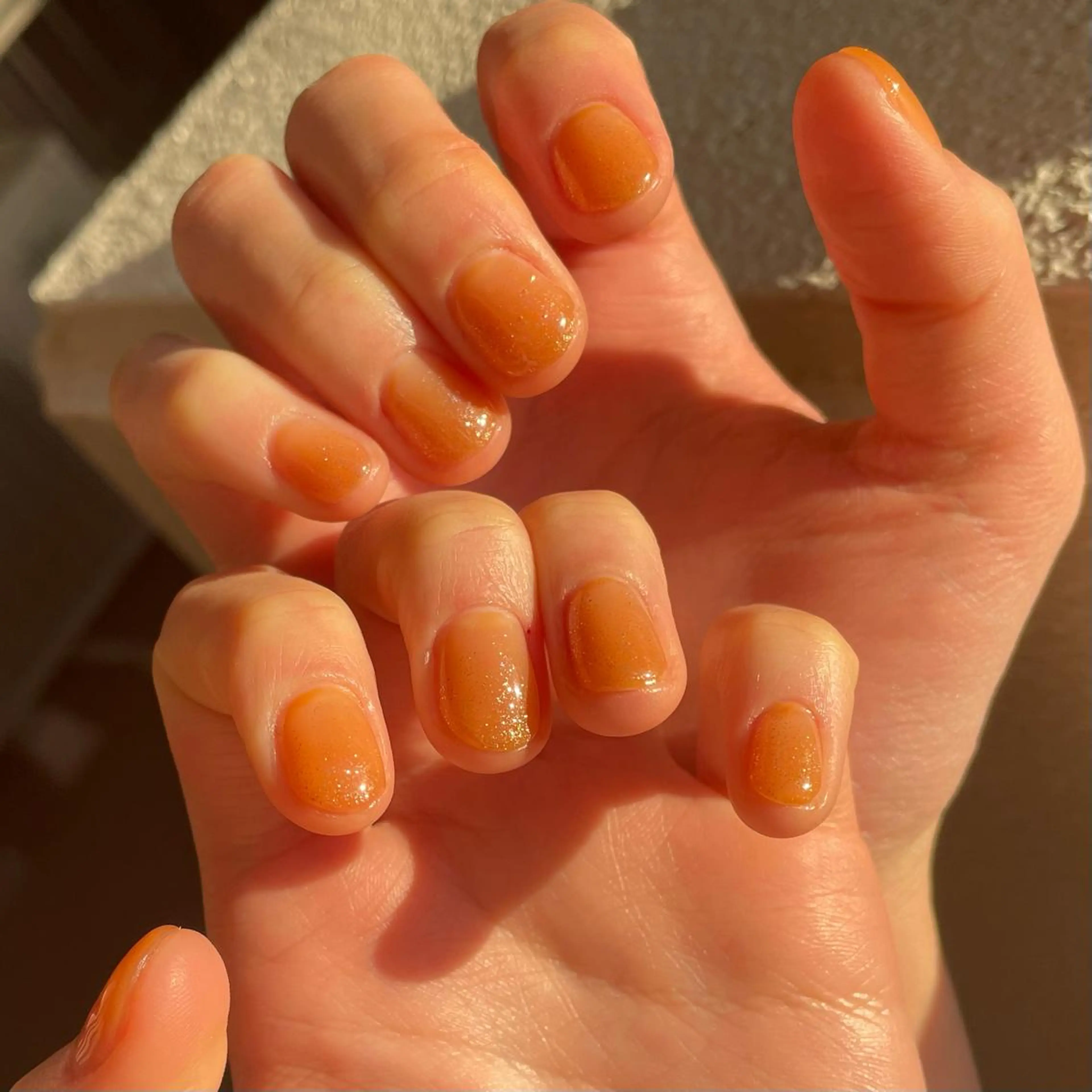 ネイル ワンカラーネイル 奥園 良恵のネイルデザイン