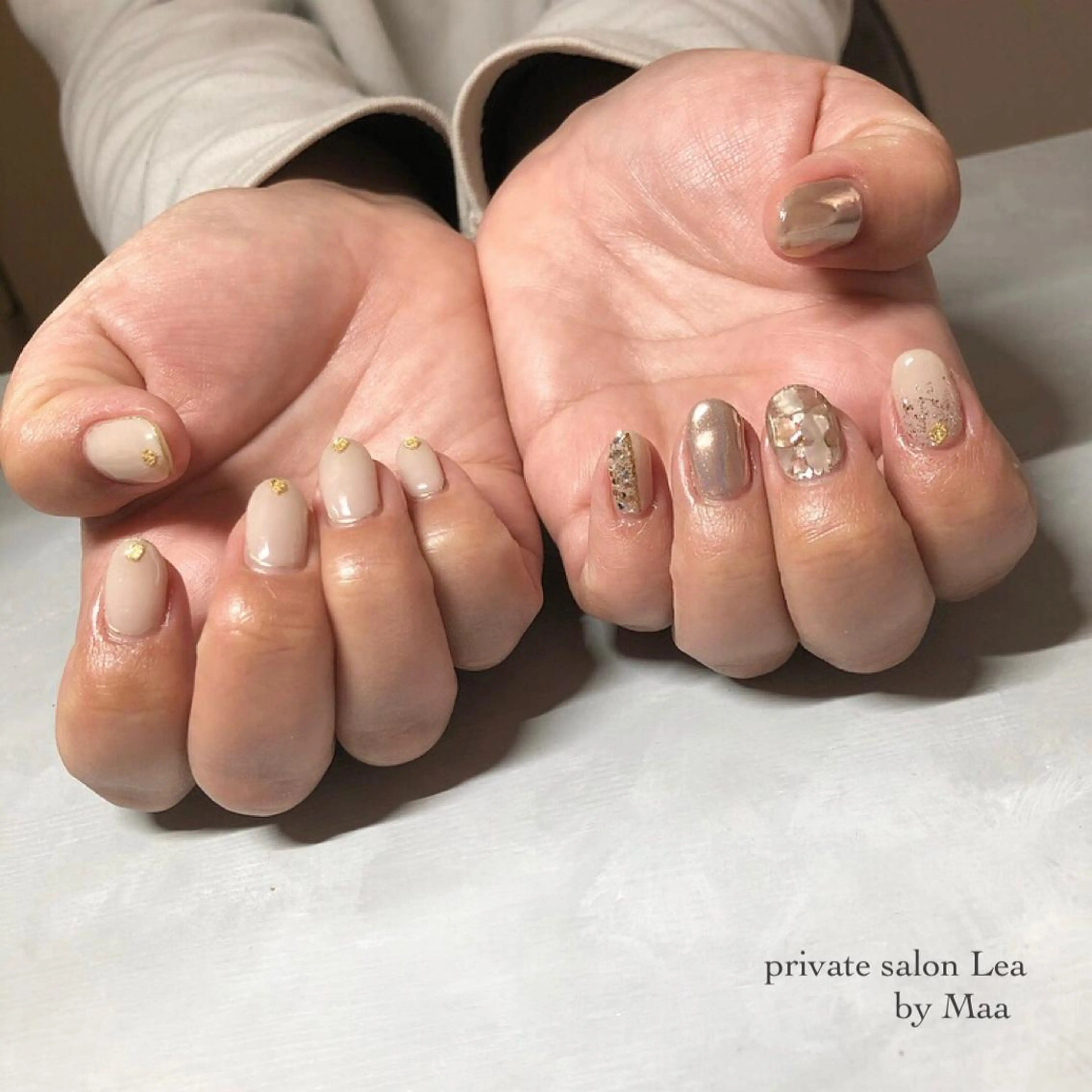 ネイル ニュアンスネイル ハンドネイル private_ salon.Leaのエステ・リラクイメージ