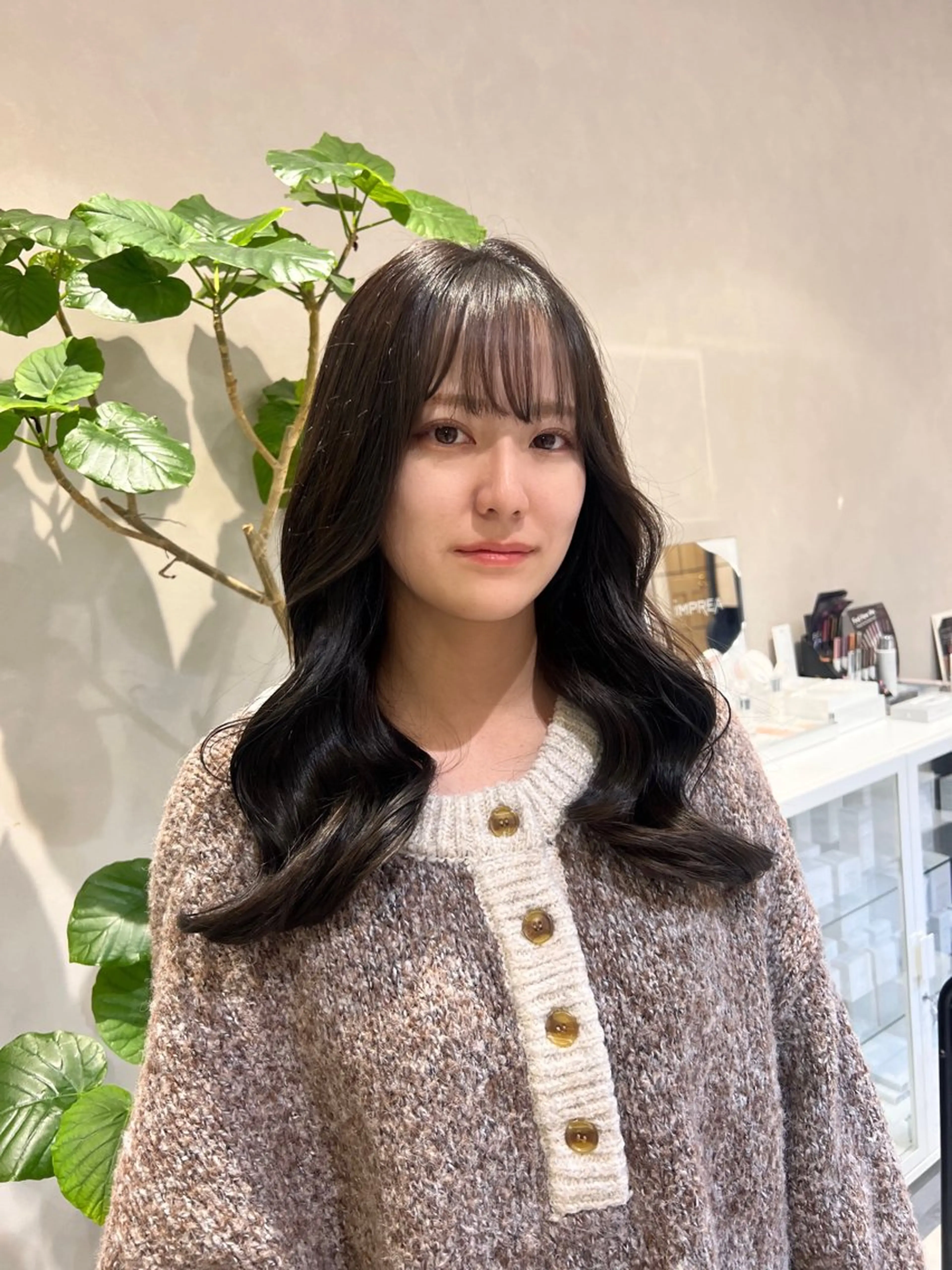 ロング ブリーチカラー 〻髪質改善〻アレンジのヘアスタイル