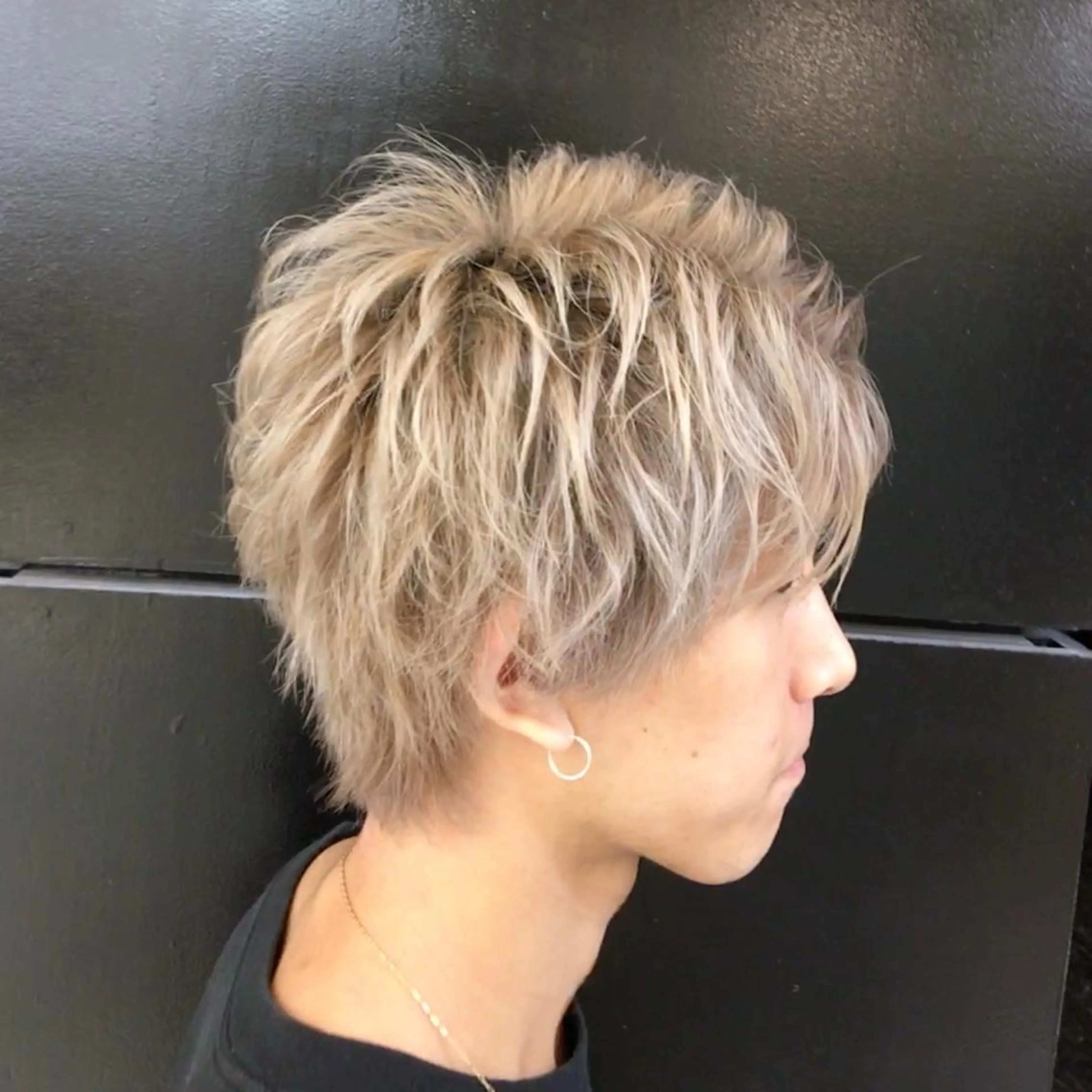 ショート パーマ メンズ カット ヘアカラー メンズ特化美容師/ 藤戸 椋のヘアスタイル