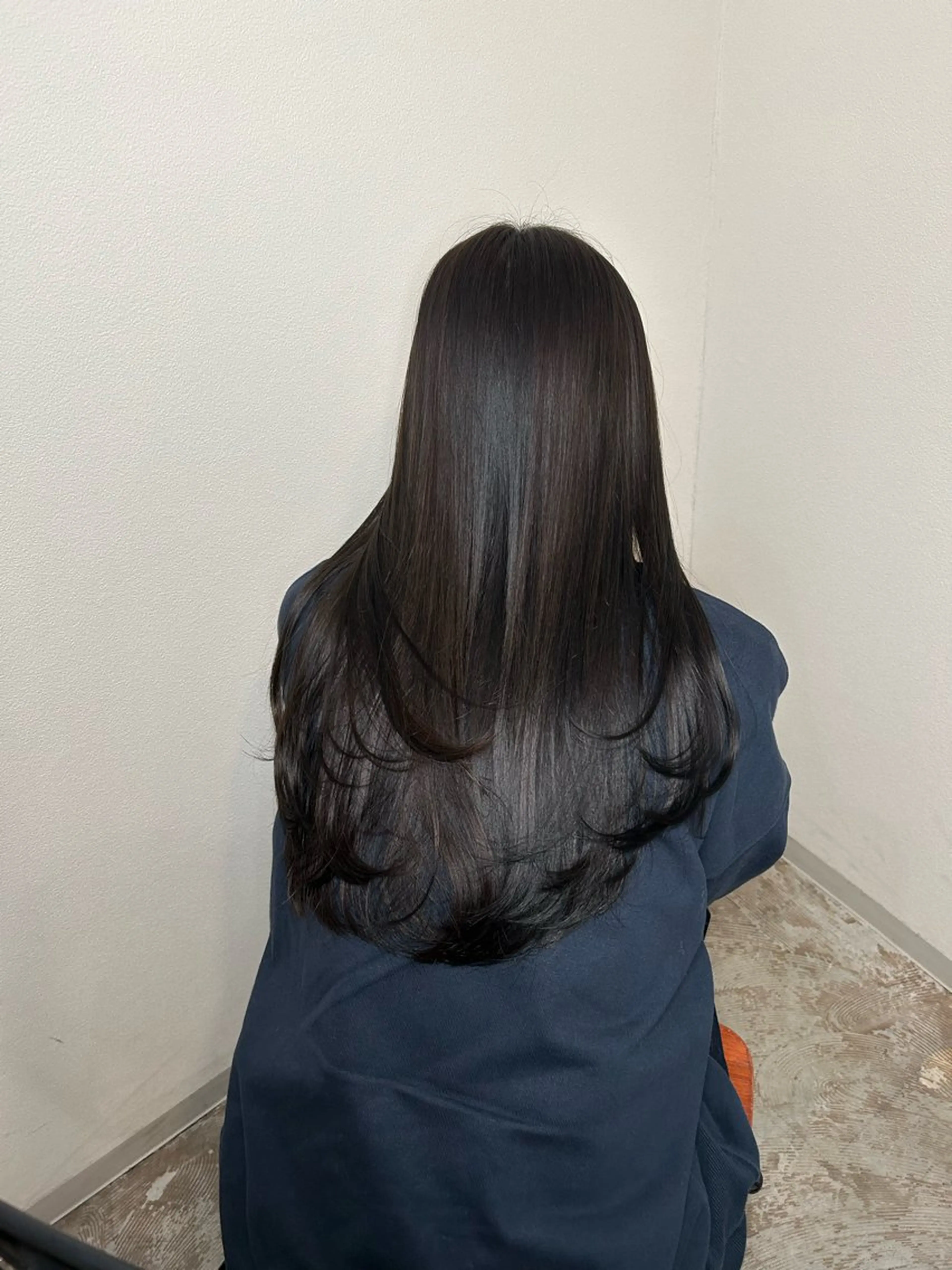 ロング カラー カット ヘアカラー トリートメント 小澤 一稀のヘアスタイル