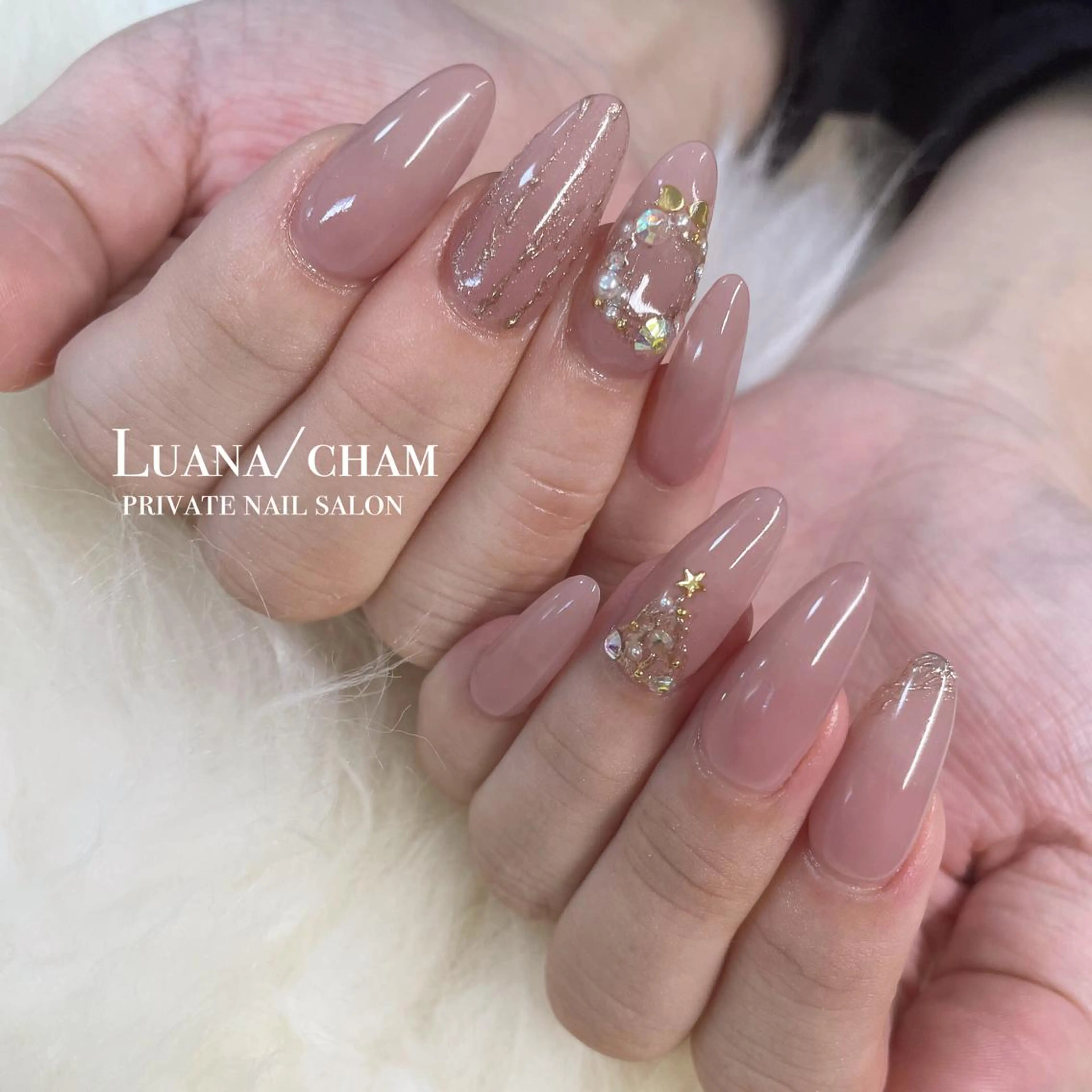 ロング ネイル アートネイル ハンドネイル nail salon neigeのネイルデザイン