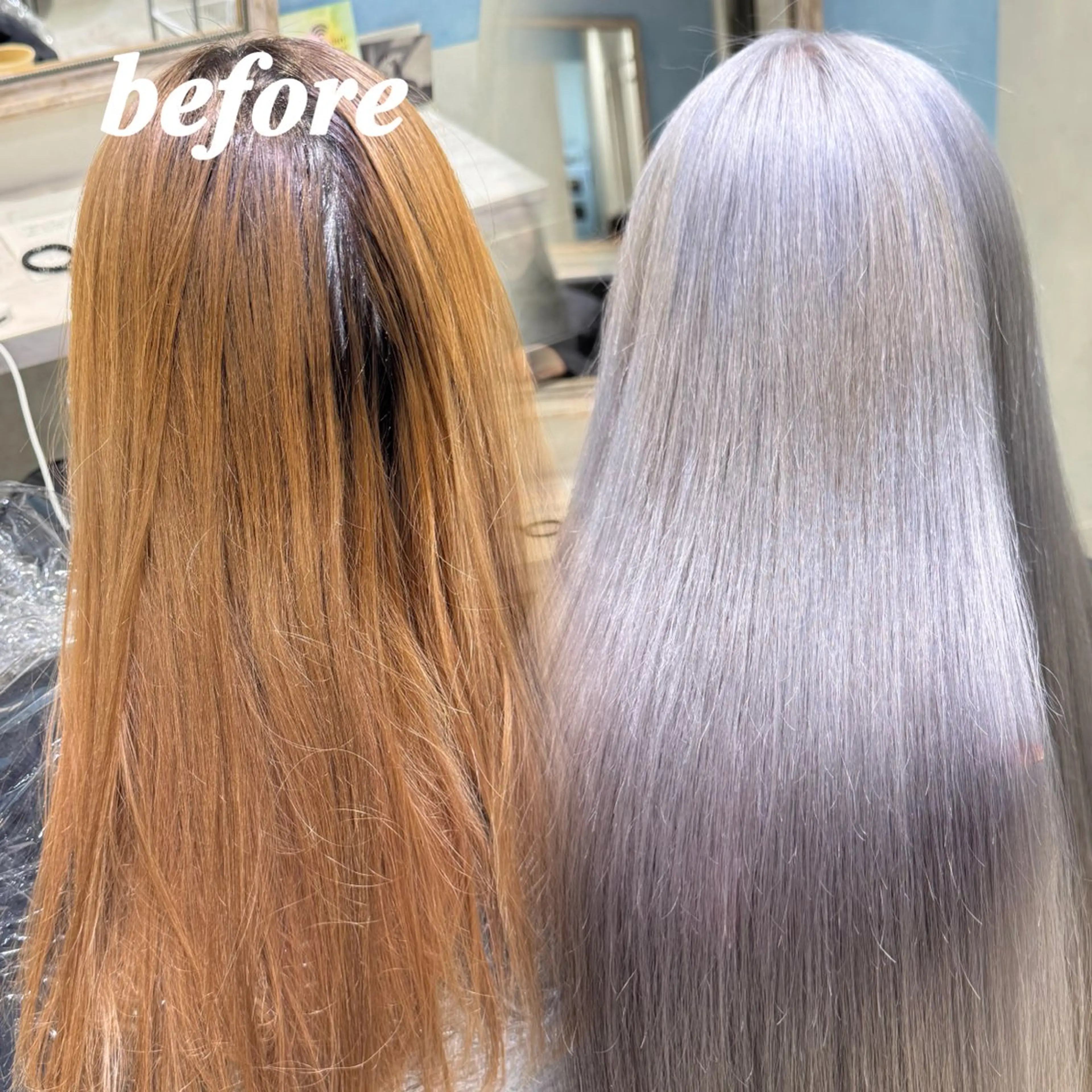 ロング カラー 🦋ブリーチカラー/ 専門Aya💖のヘアスタイル