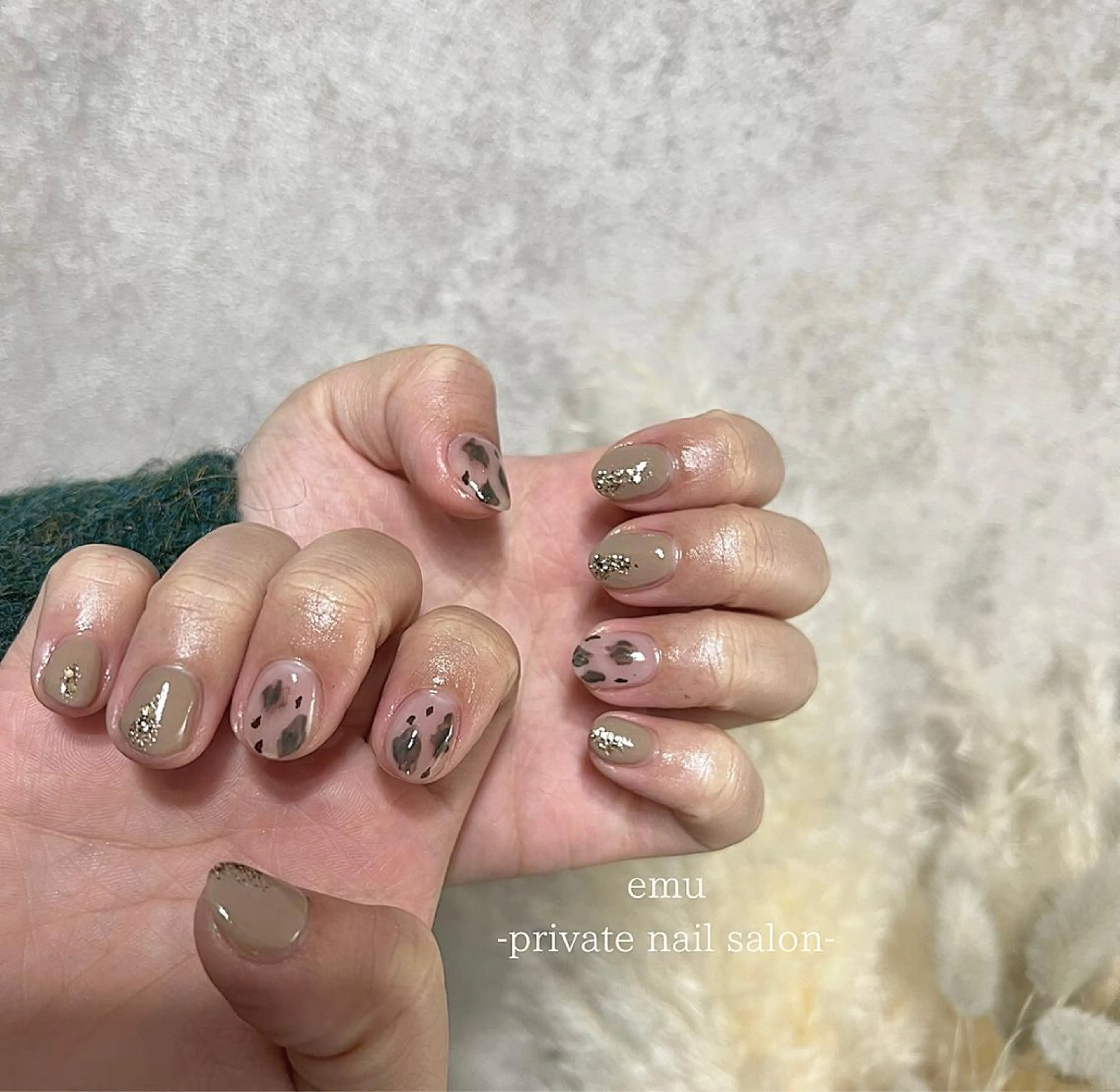 ネイル ショートネイル emu nailのネイルデザイン