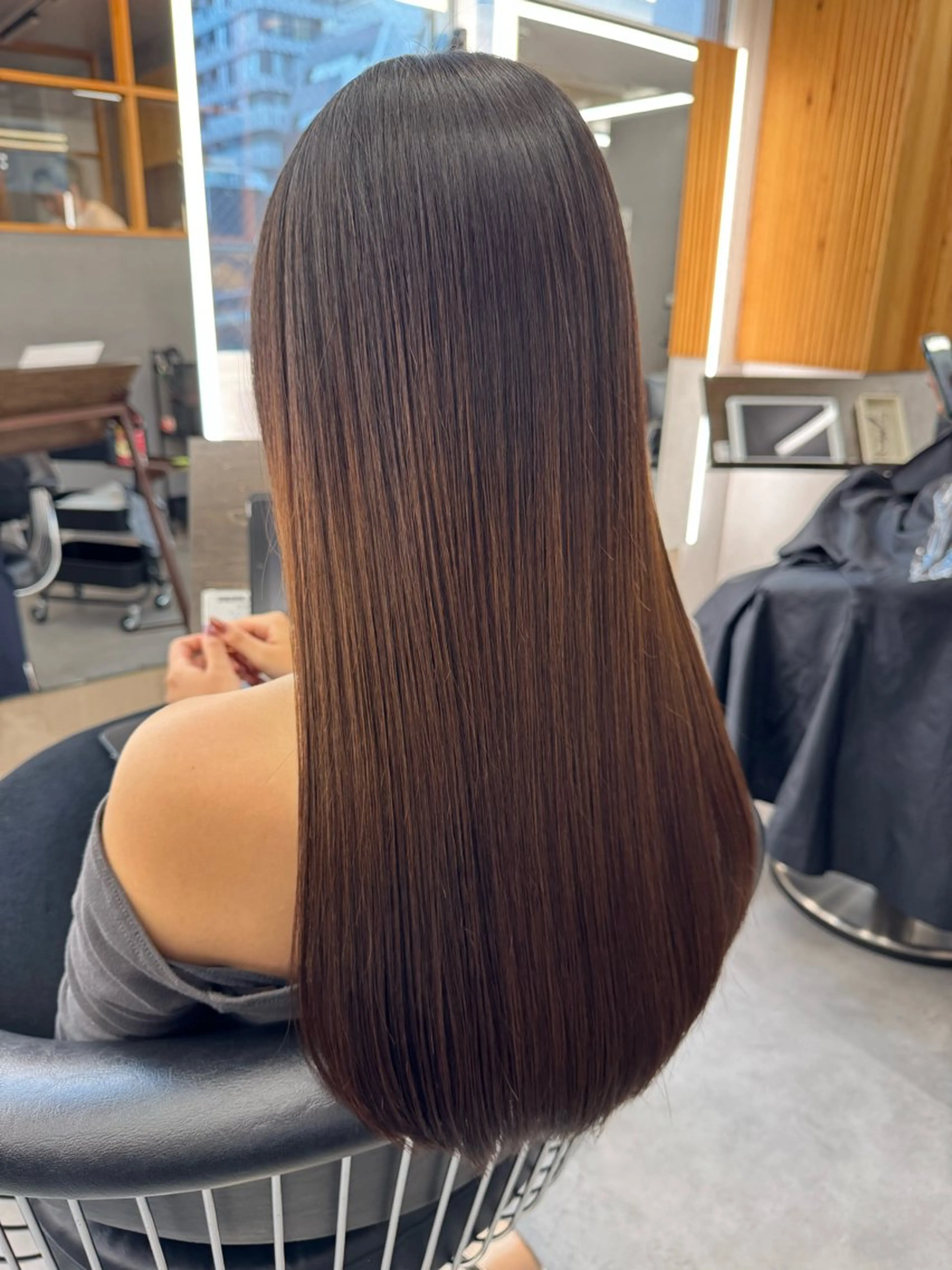 ロング カット 縮毛矯正 トリートメント 【縮毛矯正/カラー】 今野寛己のヘアスタイル