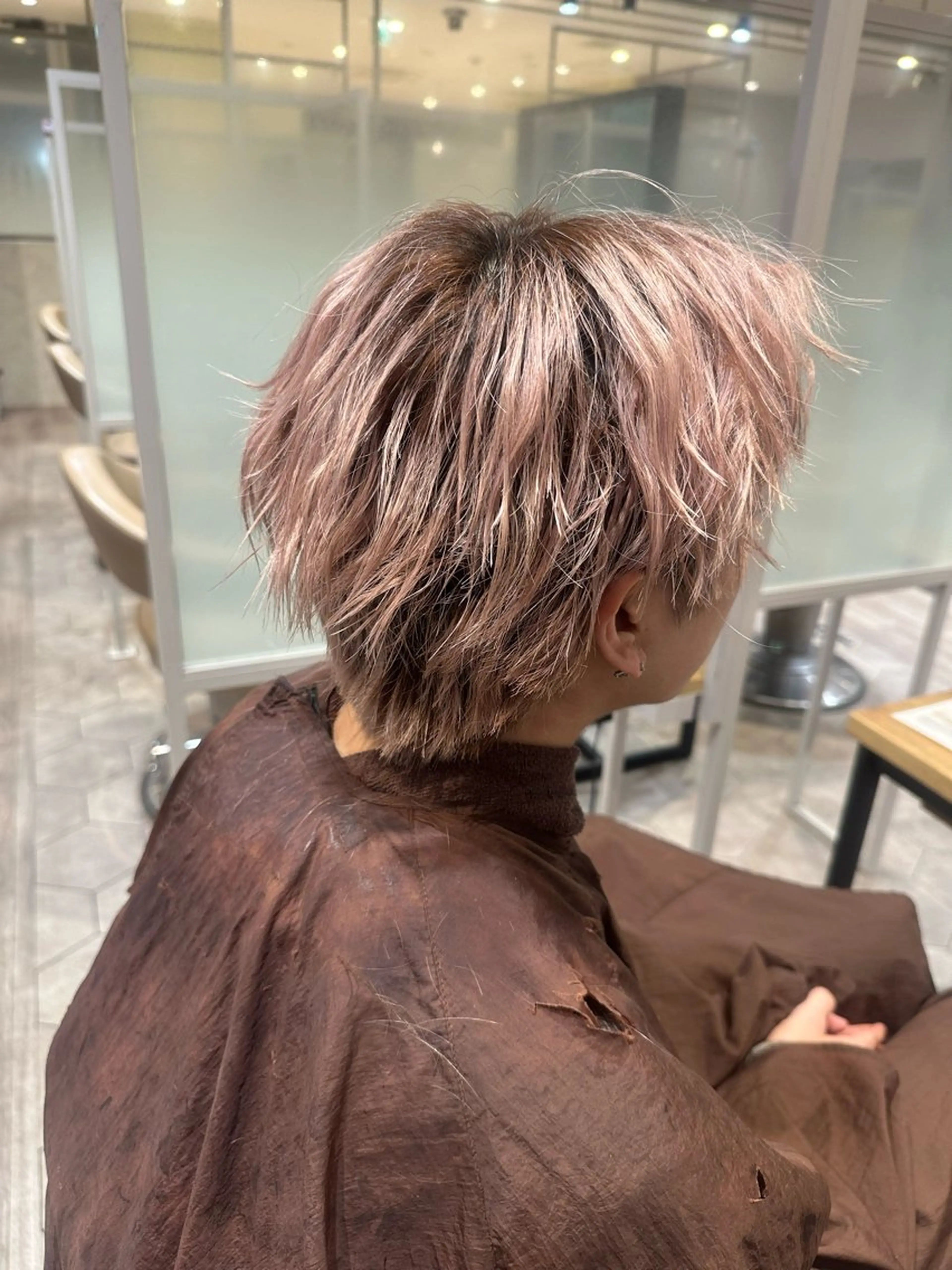 パーマ メンズ メンズパーマ hair＆make EARTH センター南店所属・メンズ特化🌈 石原衛志🌈のヘアスタイル