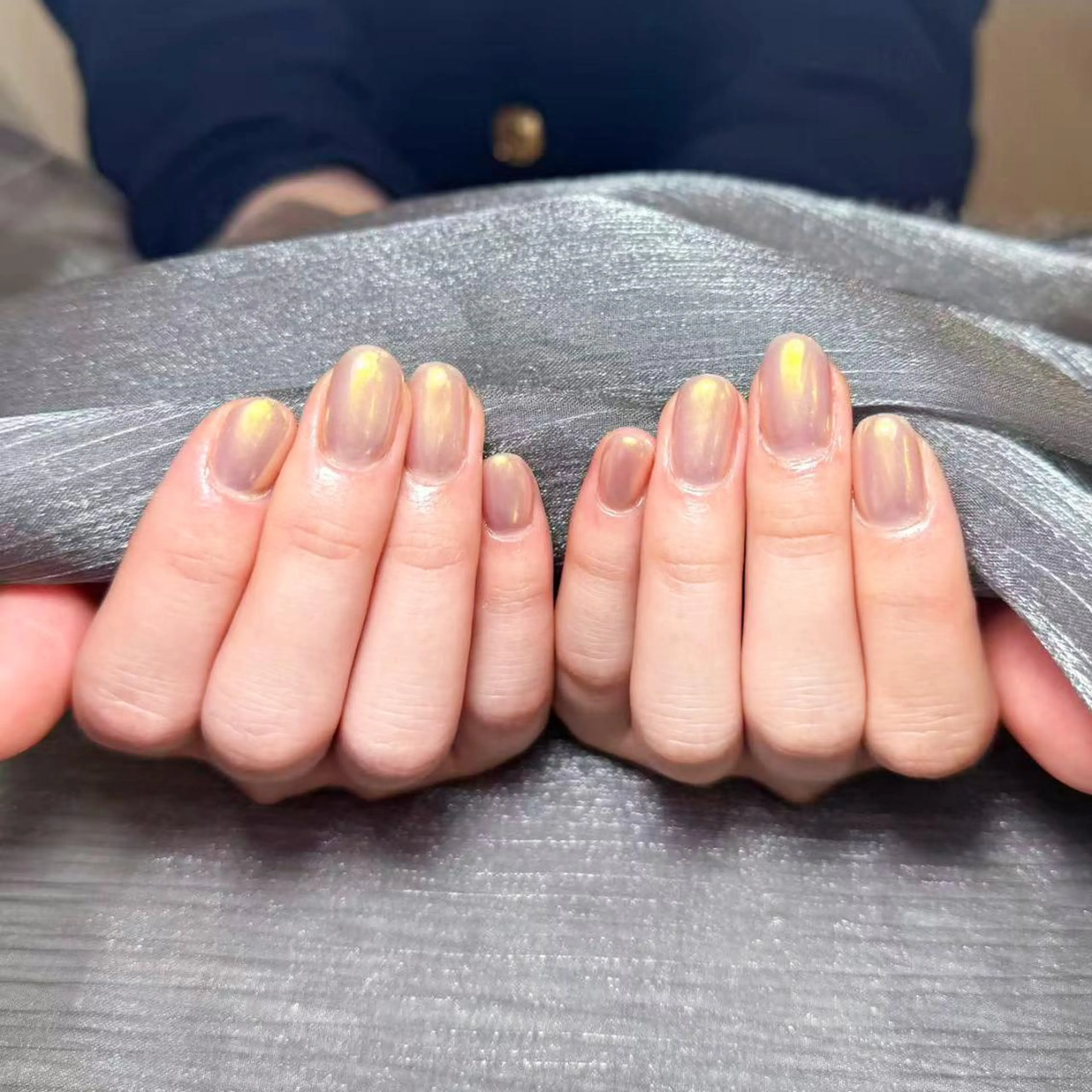 ネイル アートネイル オーロラネイル ガーリー キラキラネイル 韓国ネイル ハンドネイル nina 💅のネイルデザイン