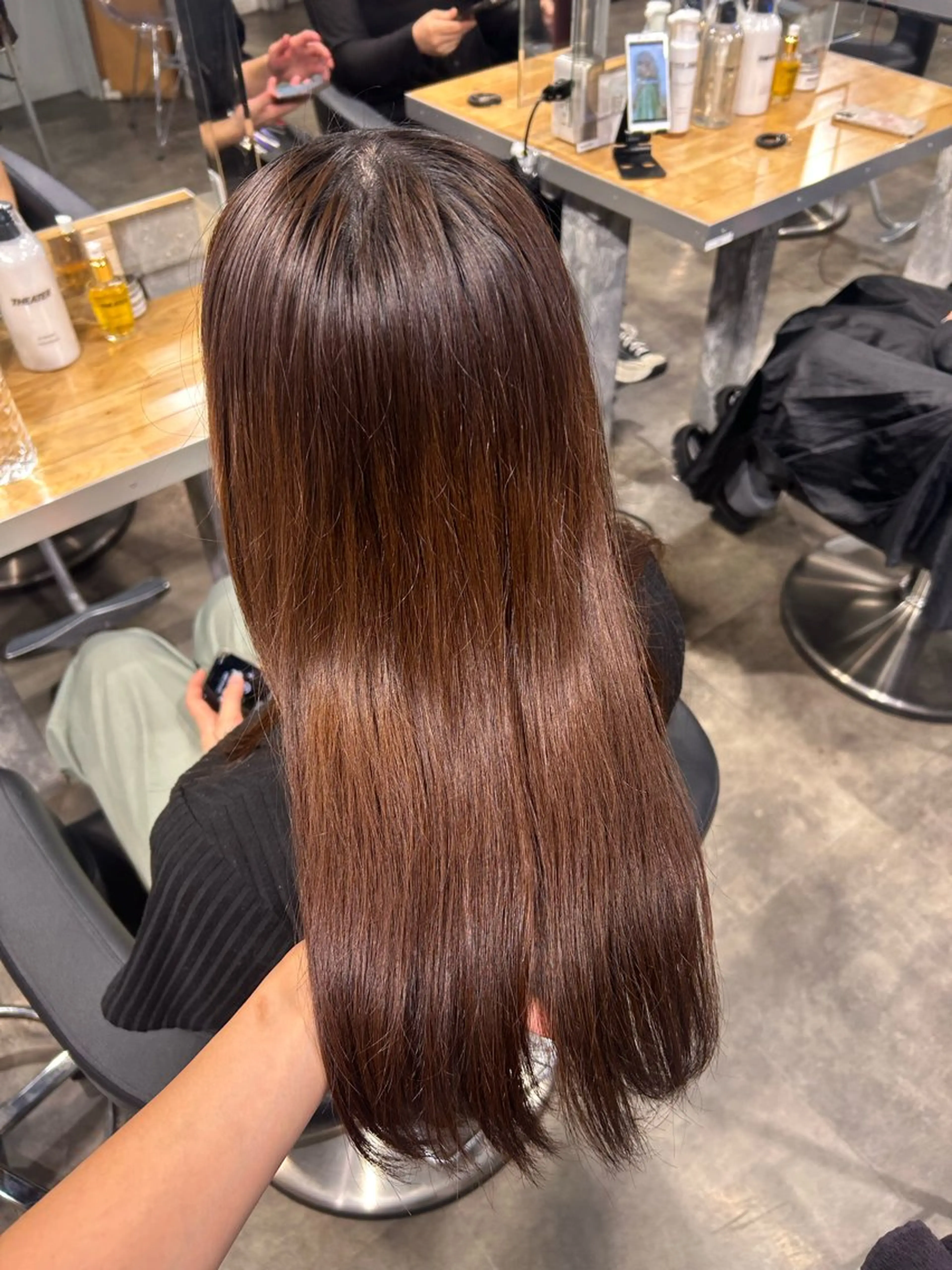 カラー ヘアカラー ヘアセット 🤍ベージュ/透明感 韓国ヘア/まりん🤍のヘアスタイル