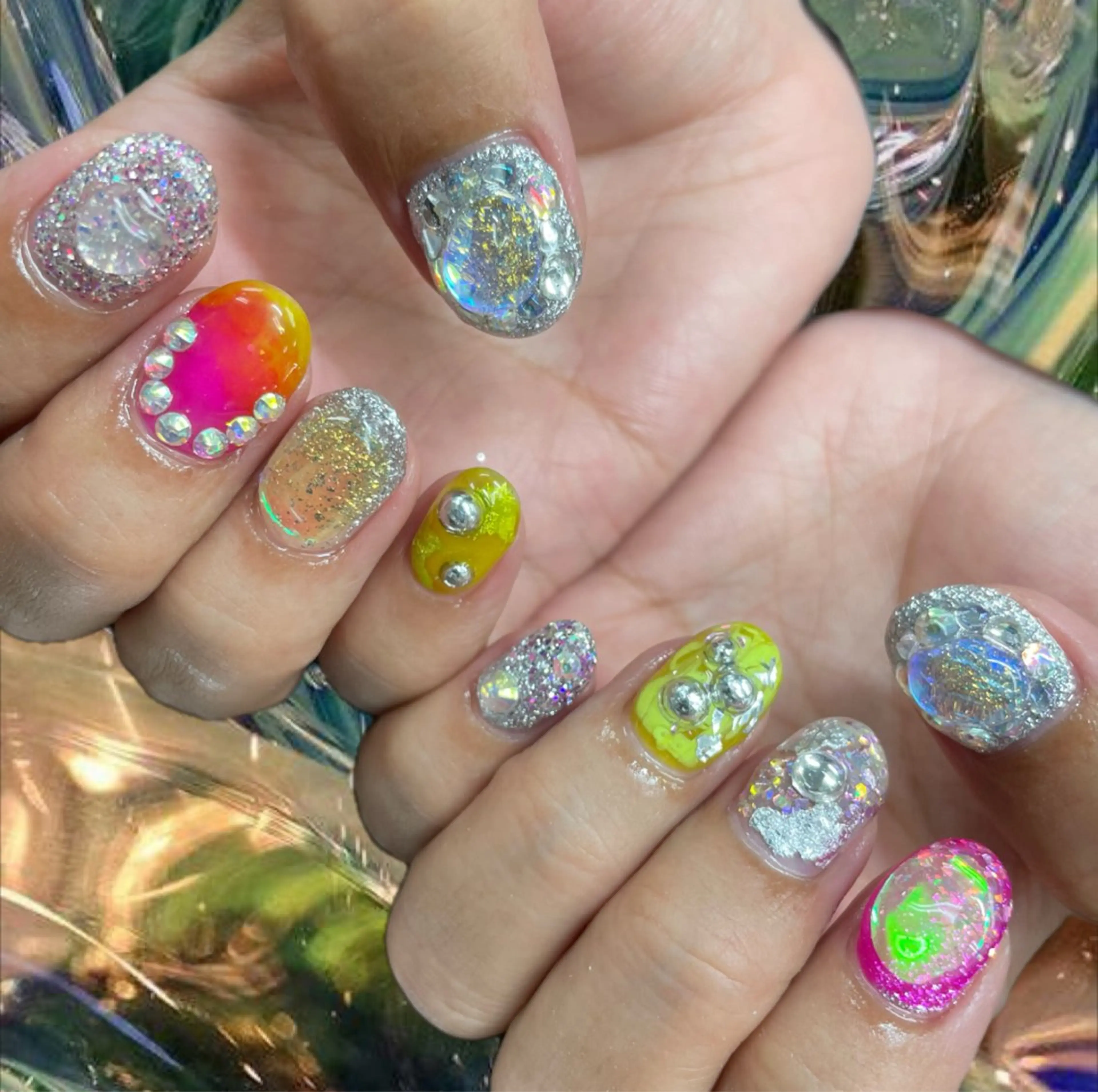 ネイル ハンドネイル posa nail モエミのネイルデザイン