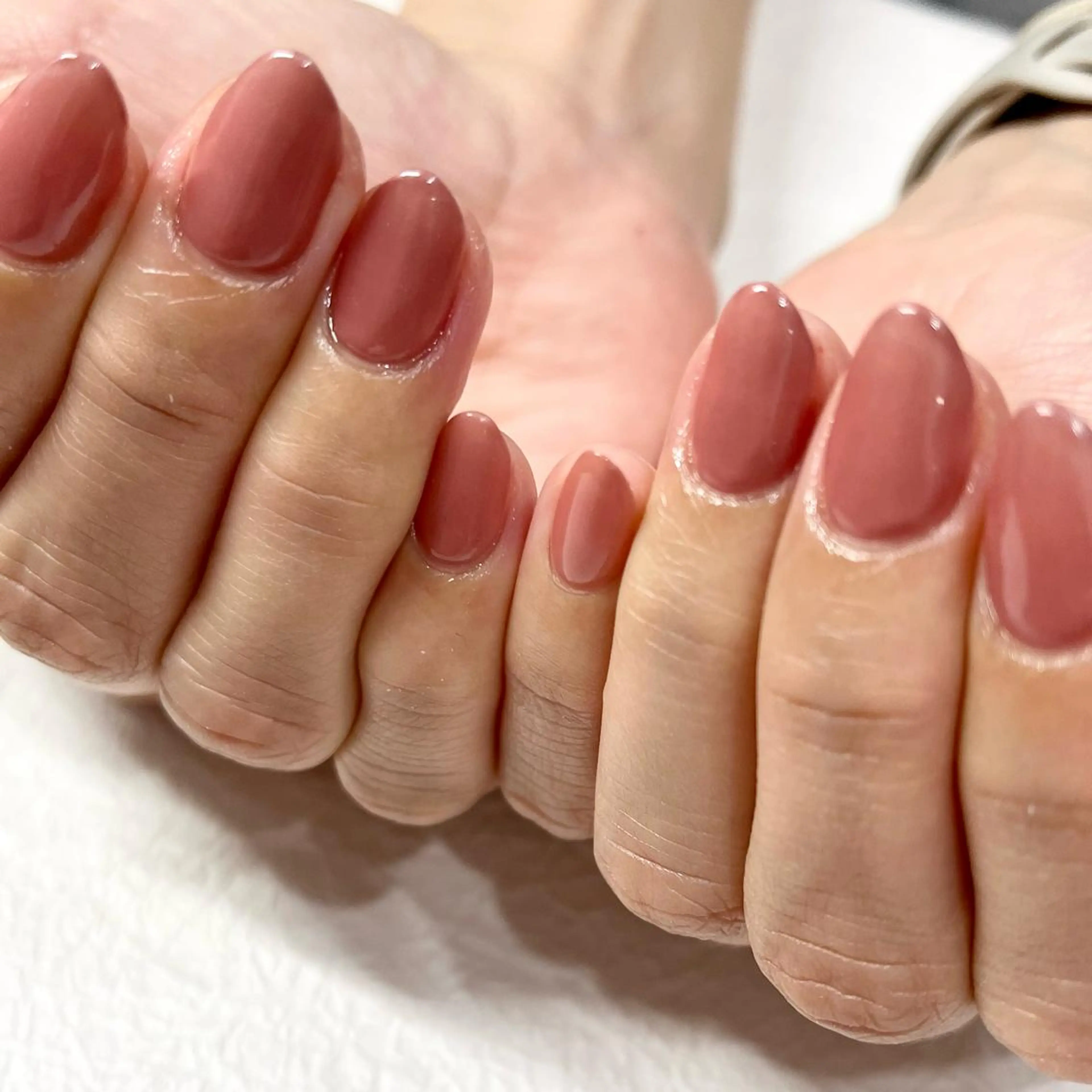 ネイル ワンカラーネイル 西村 美咲のネイルデザイン