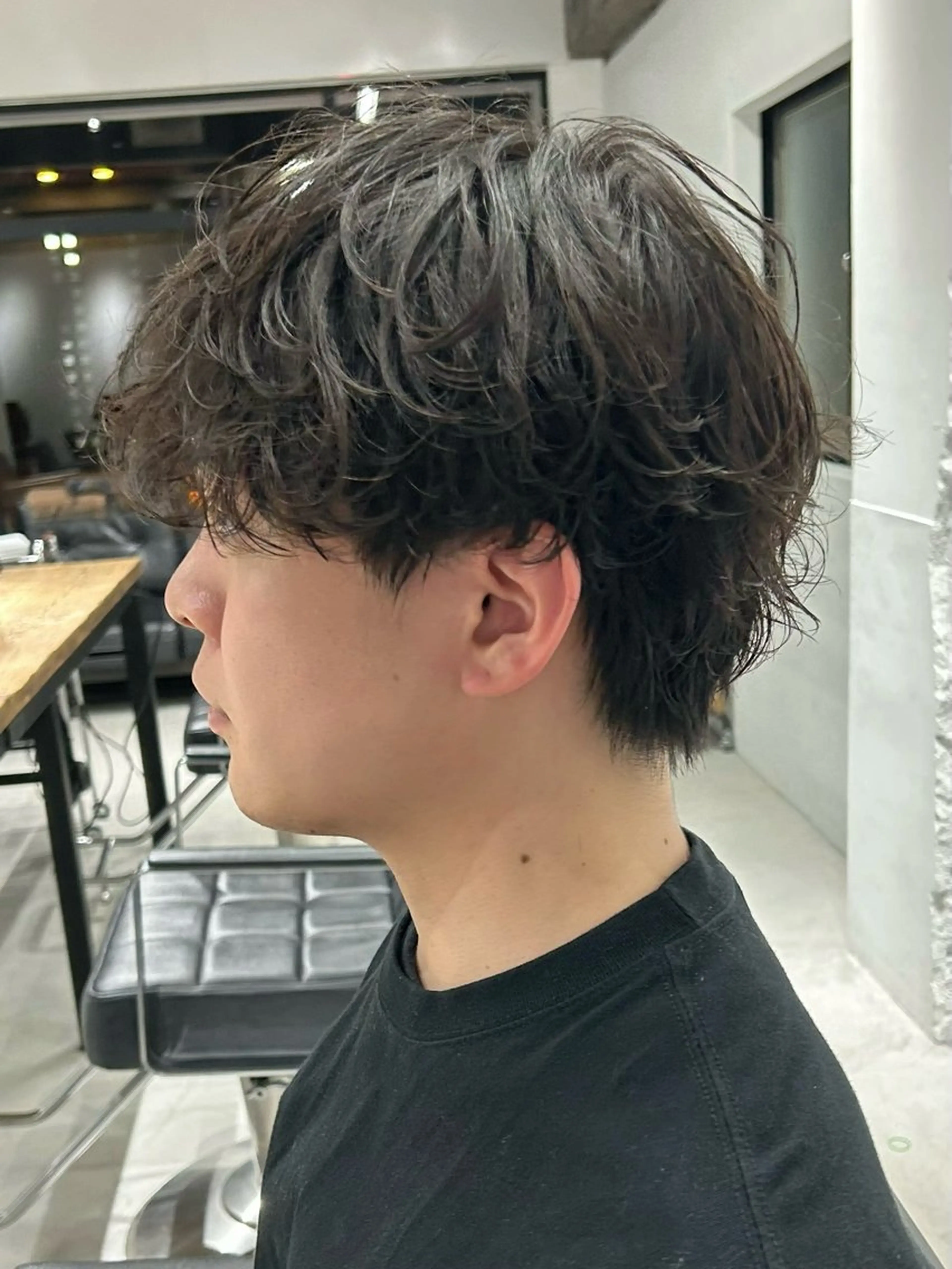 ショート パーマ メンズ fuzon kauti所属・fifth原宿店/ 川﨑やすなりのヘアスタイル