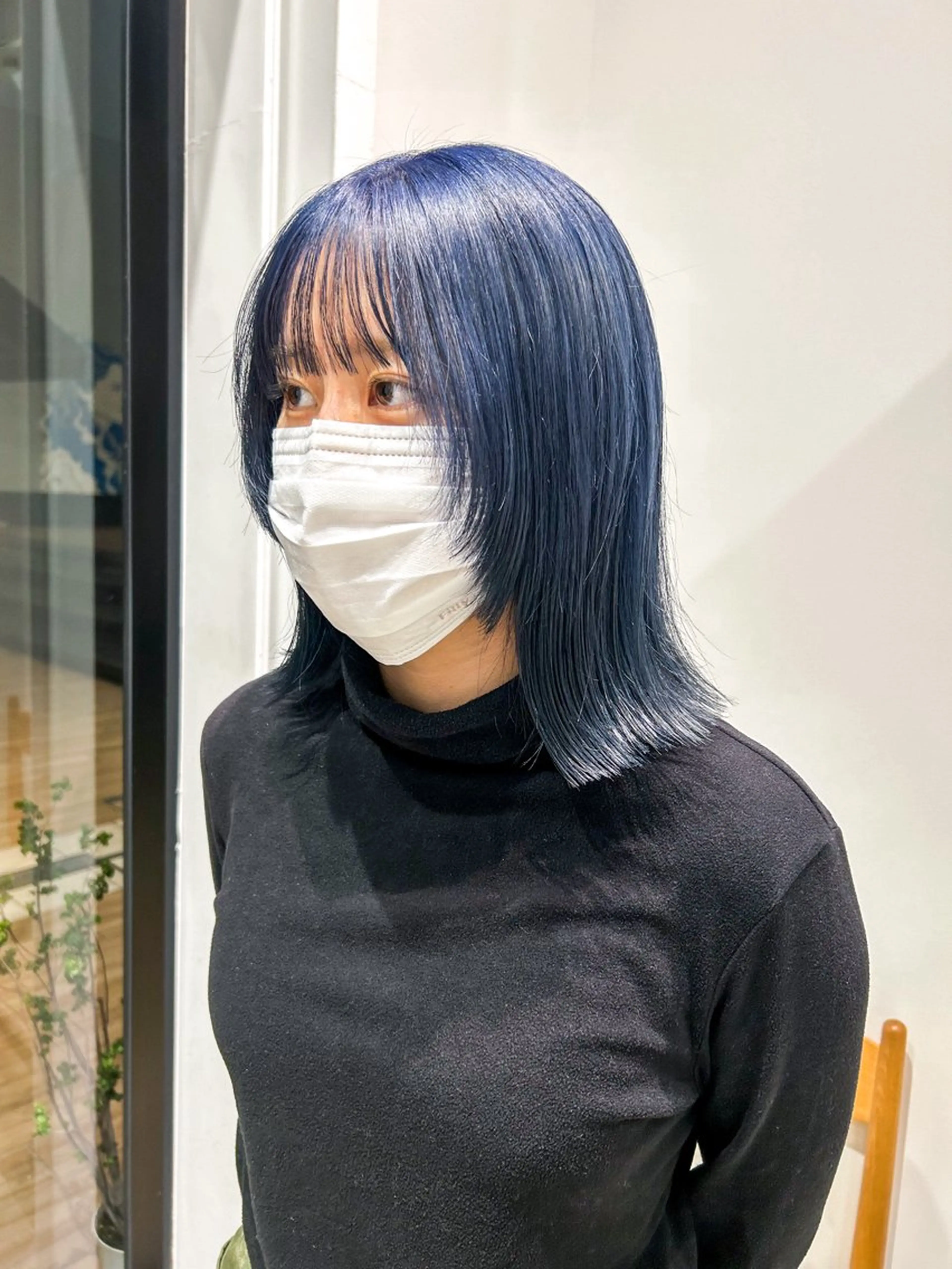 ミディアム カラー ヘアアレンジ ブリーチ カット ヘアカラー トリートメント yuka .のヘアスタイル