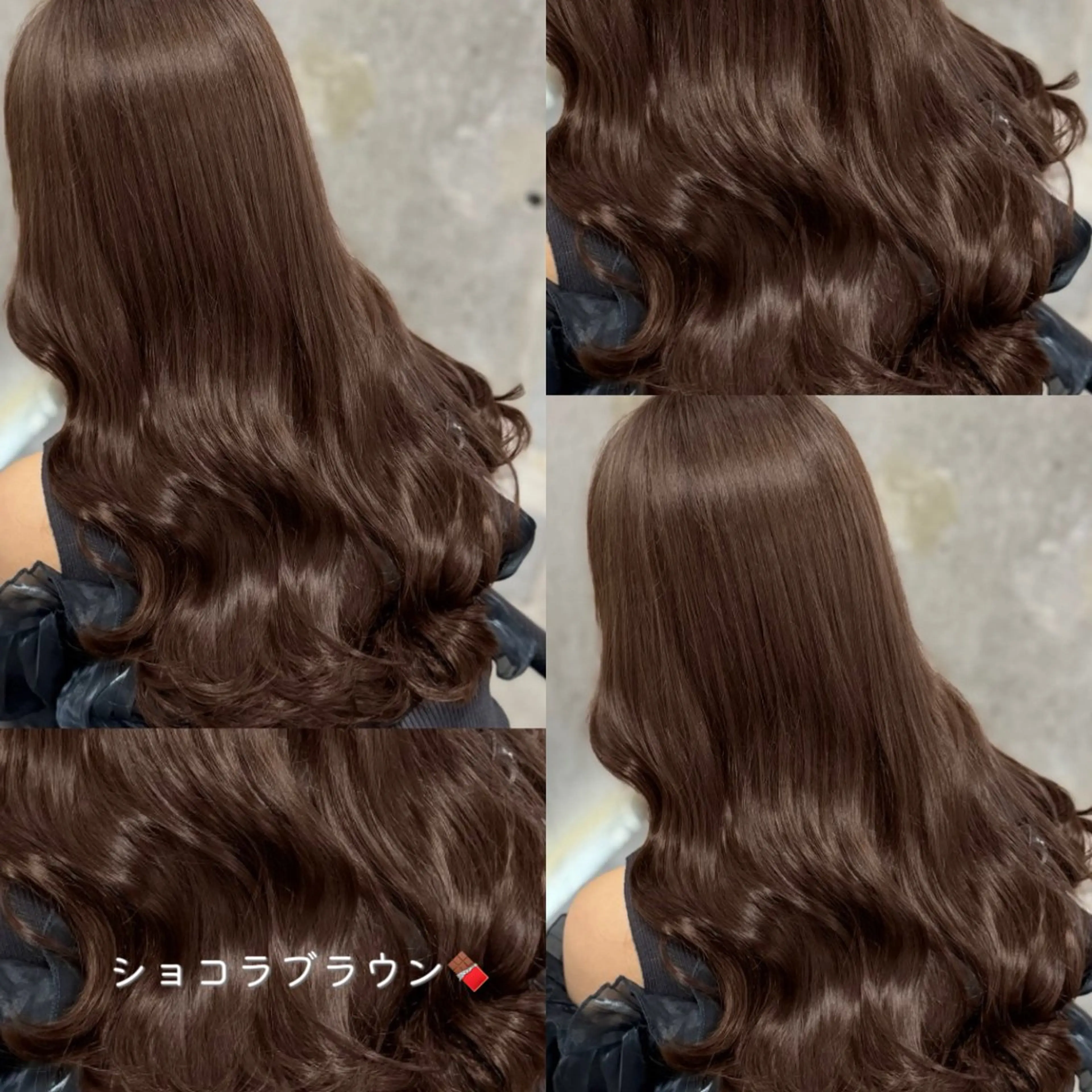 ロング カット ヘアカラー 🌟透明感カラー 🌟松岡勇輝のヘアスタイル