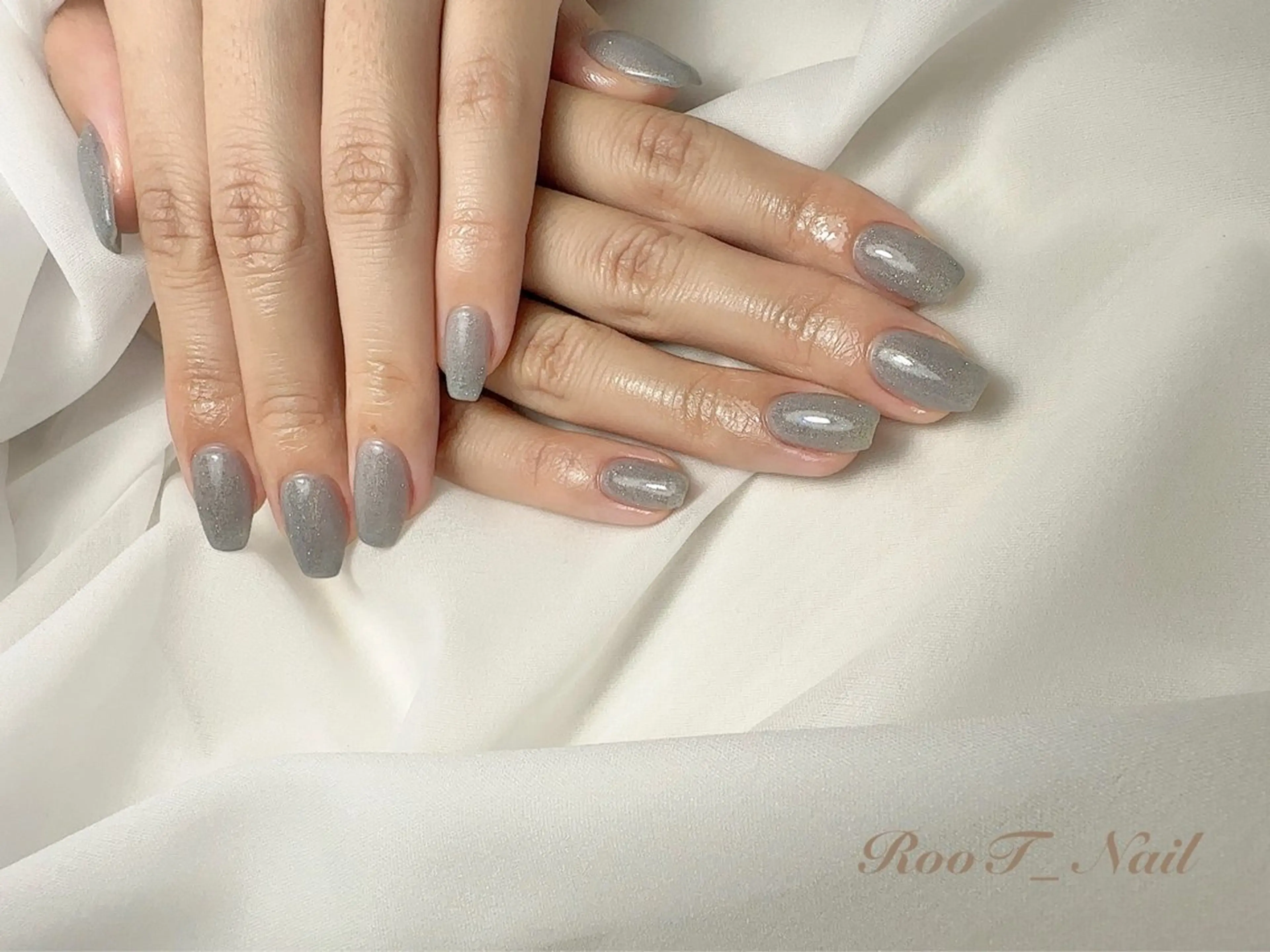 ネイル オーロラネイル フラッシュネイル ハンドネイル RooT Nailのネイルデザイン