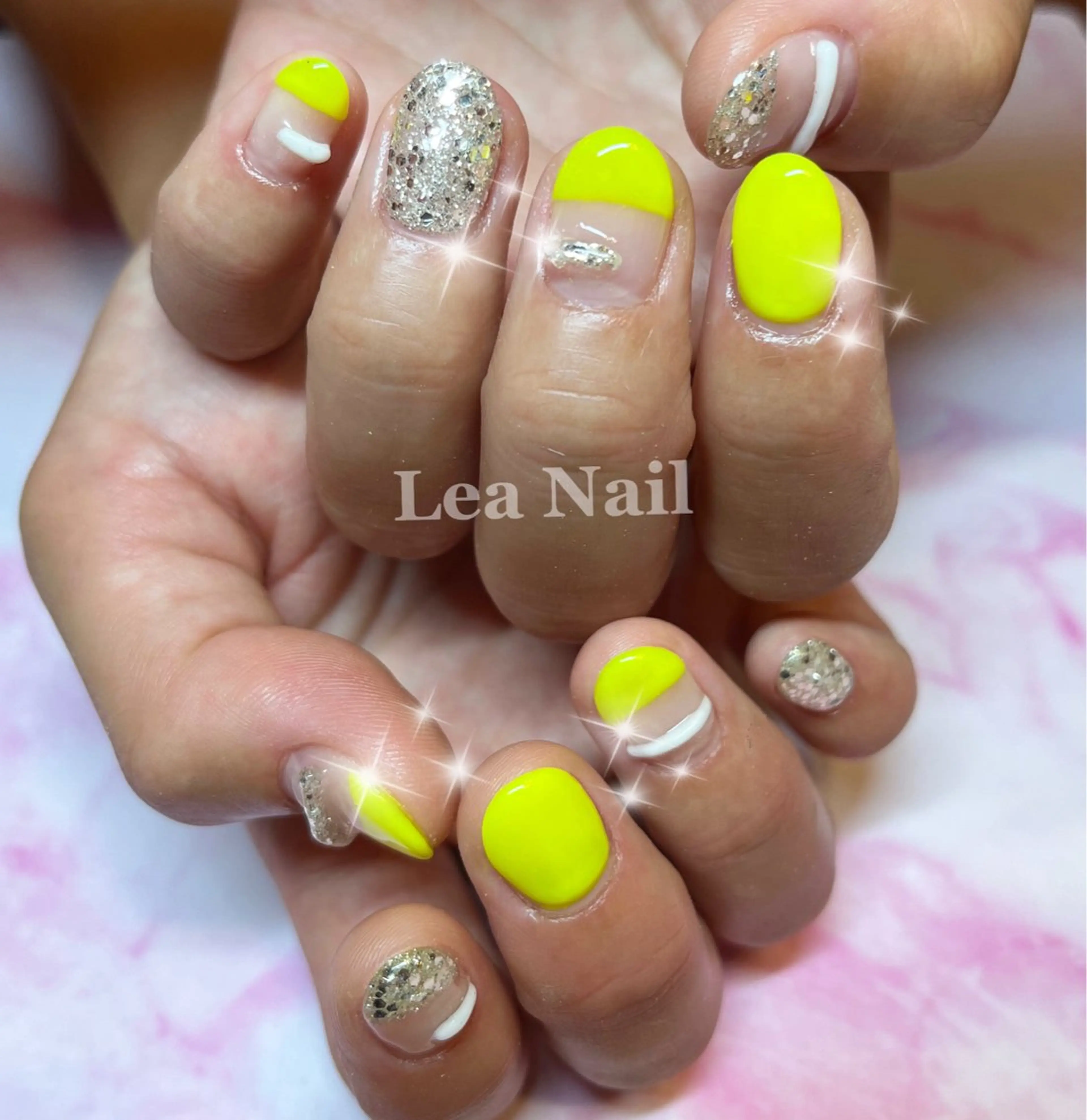 ネイル 持ち込み ハンドネイル Lea Nailのネイルデザイン