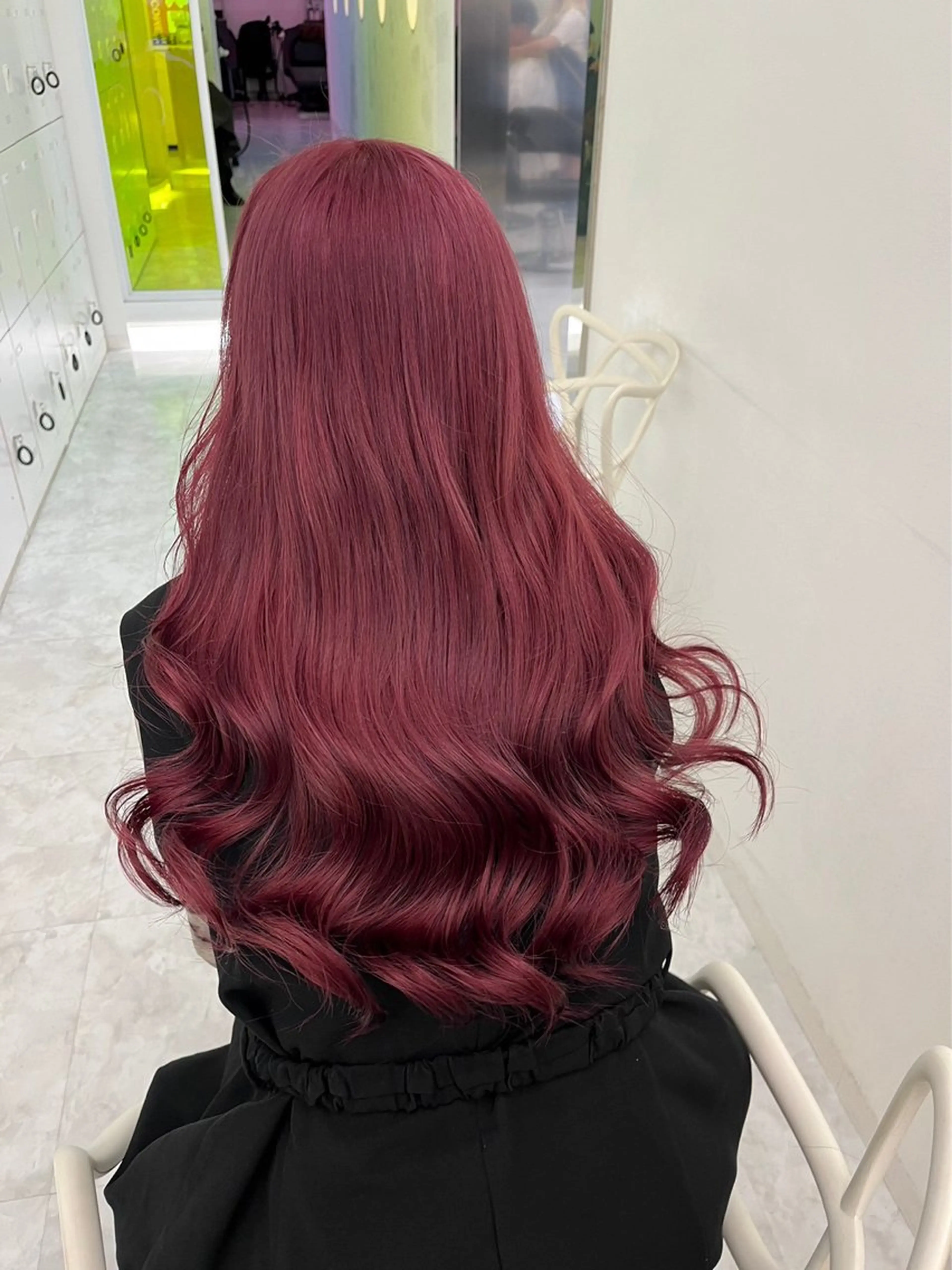 ロング ヘアカラー トリートメント 大人っぽベージュ🤍 レイヤーRikutoのヘアスタイル