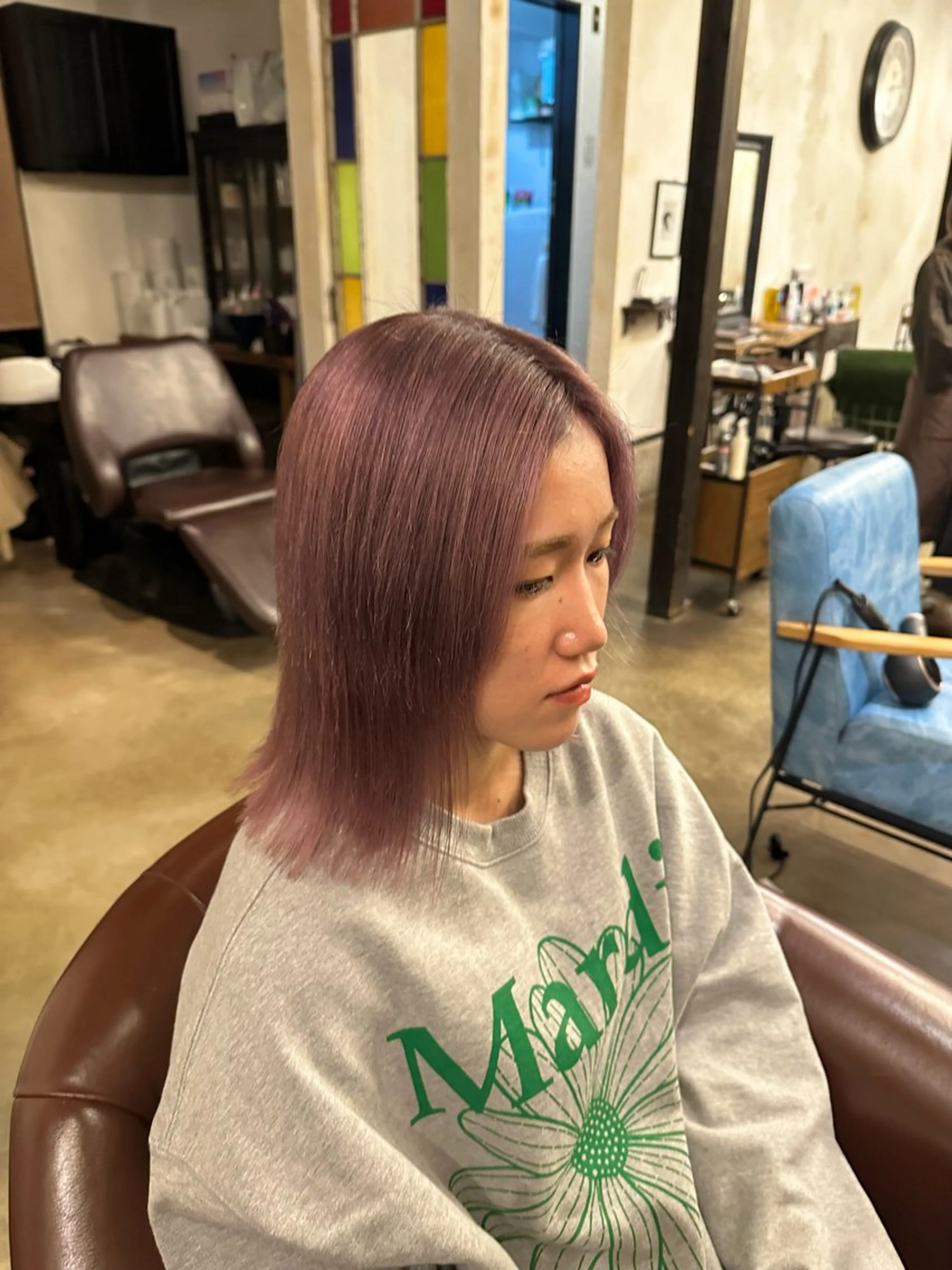 ミディアム カラー ヘアカラー 🦖ノザワ リンカ🦖のヘアスタイル
