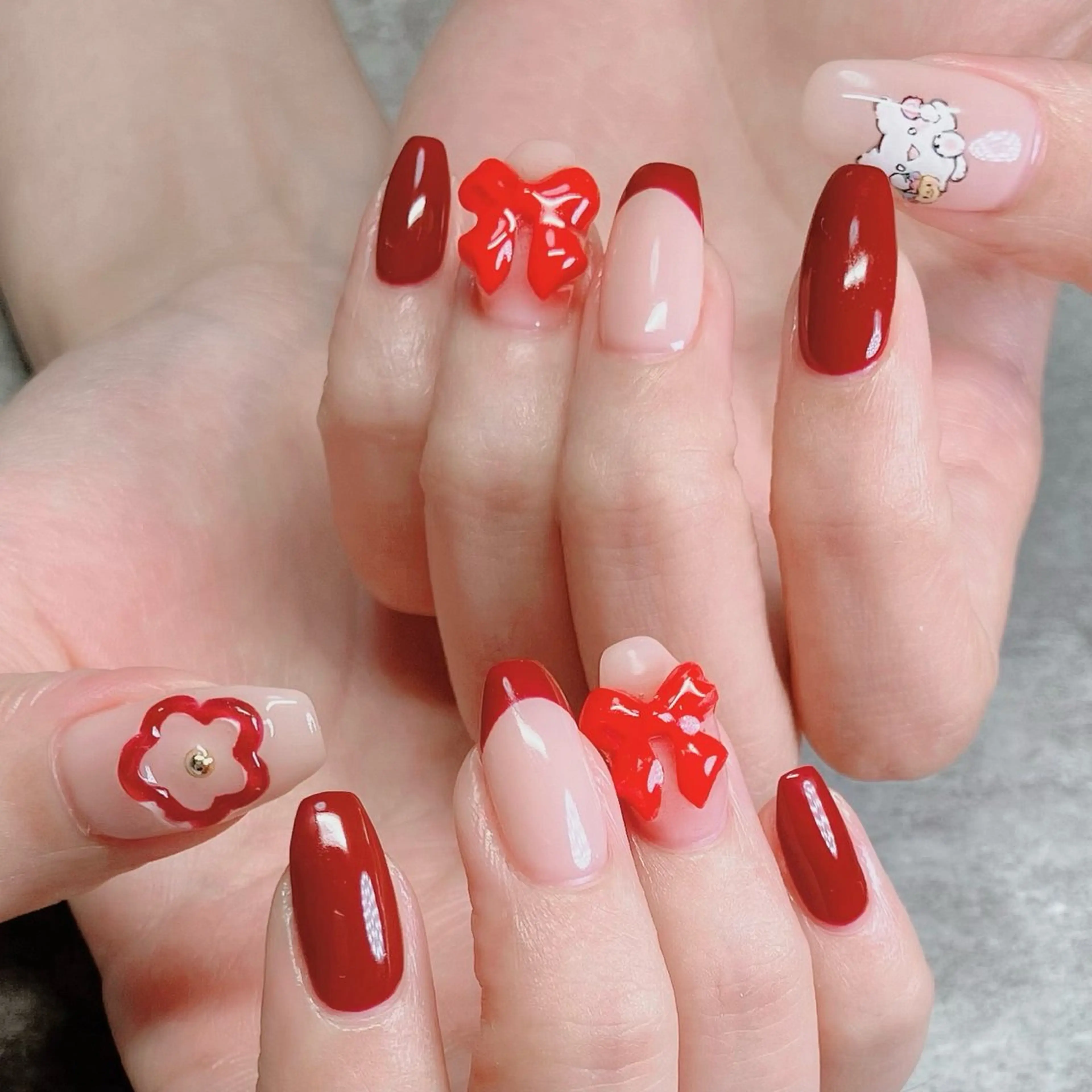 ネイル ハンドネイル ハンドケア haleyume所属・shino🌟 痛ネイルのネイルデザイン