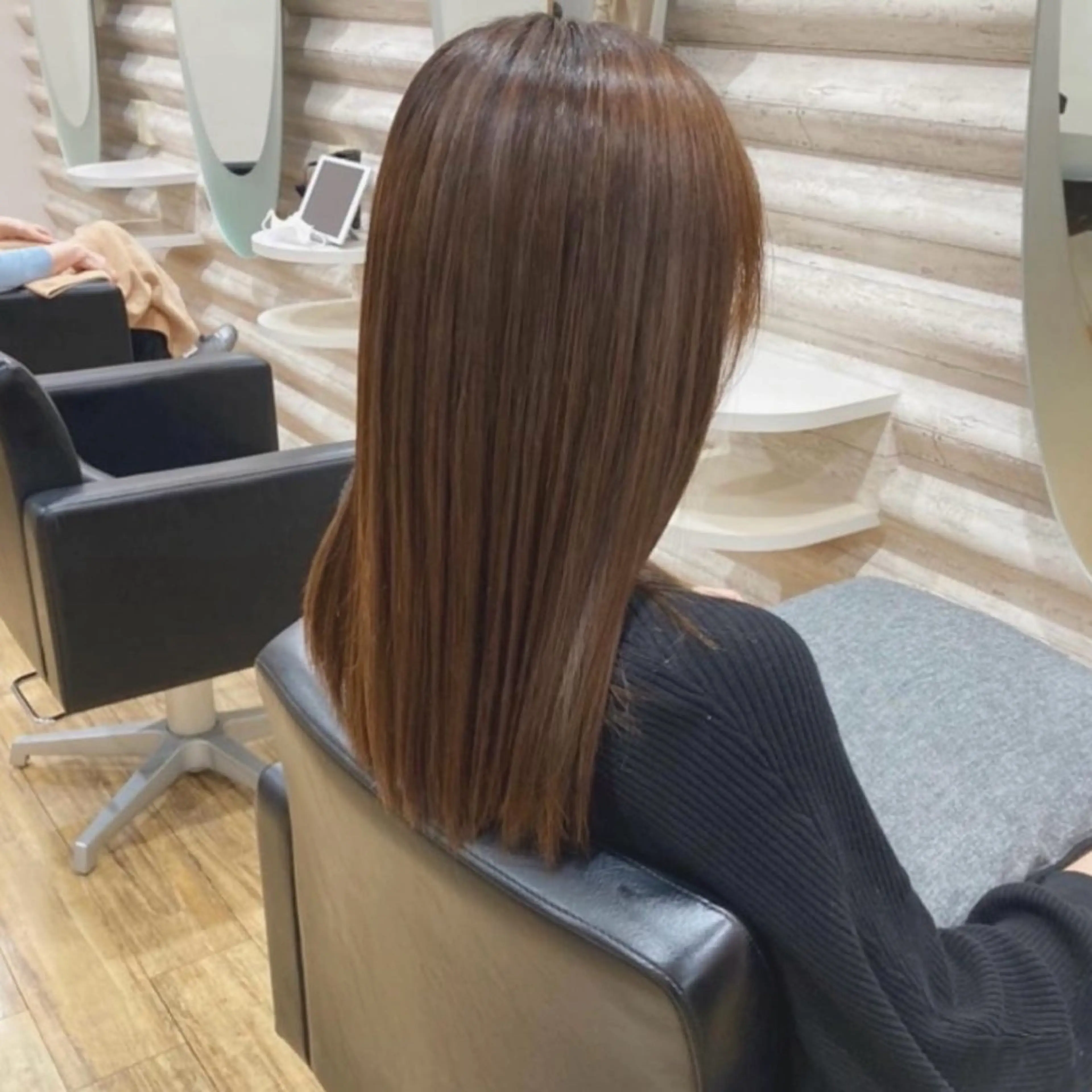 ロング カラー 髪質改善 トリートメント カラーダメージが艶々 『ケア特化店』KONのヘアスタイル