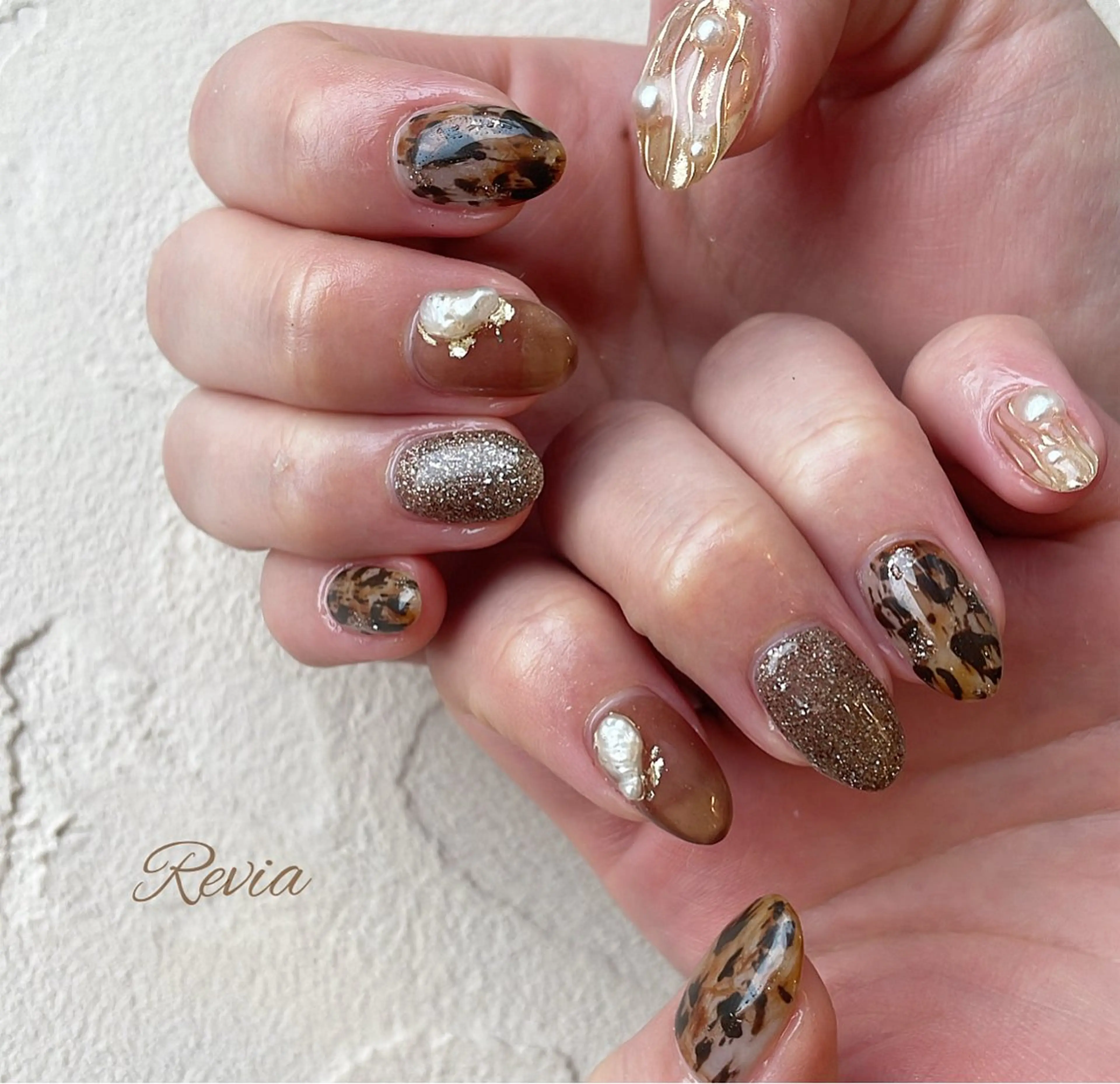 ネイル ハンドネイル revia所属・ERI Nailistのネイルデザイン