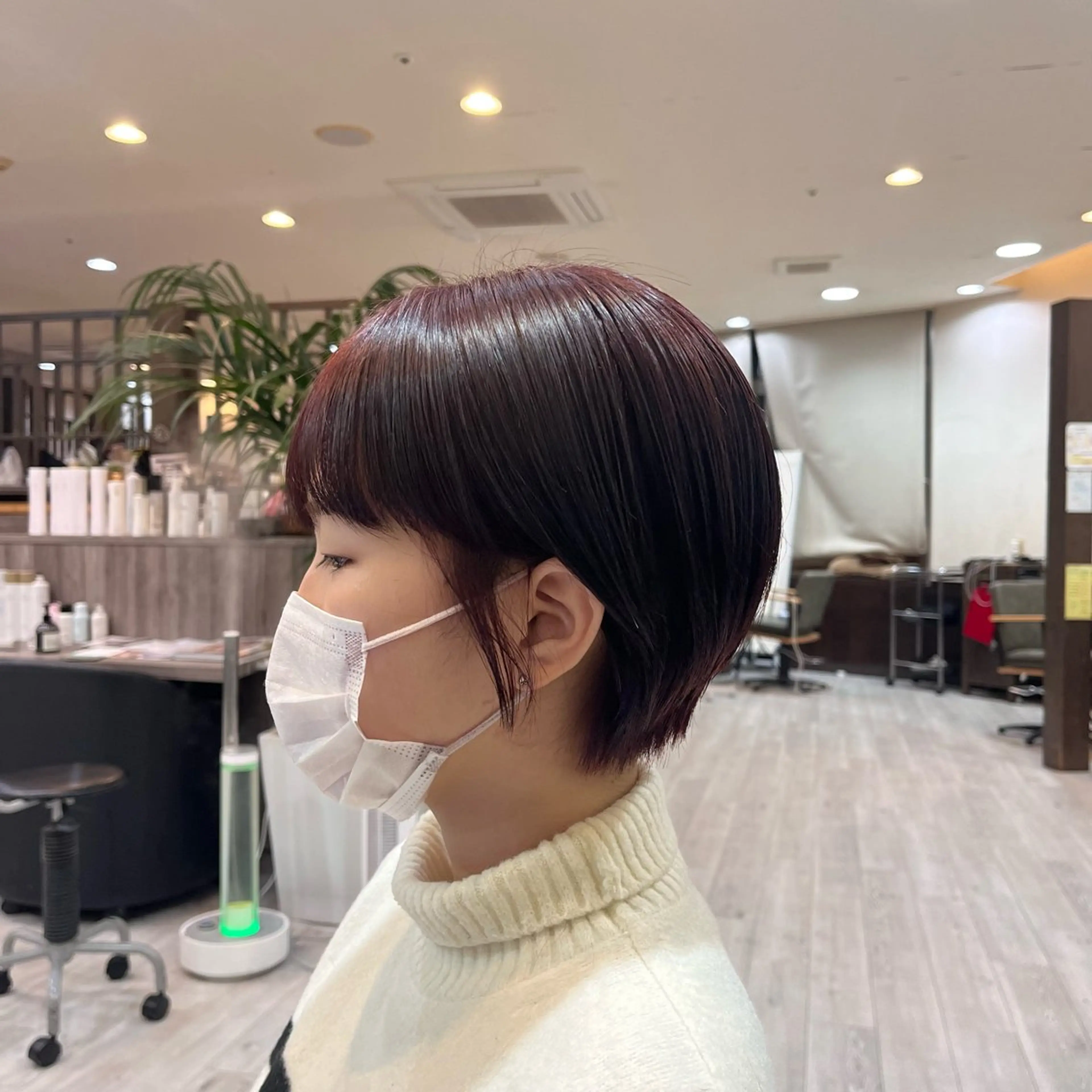 ショート 西 沙菜/トレンド カラー/透明感カラーのヘアスタイル