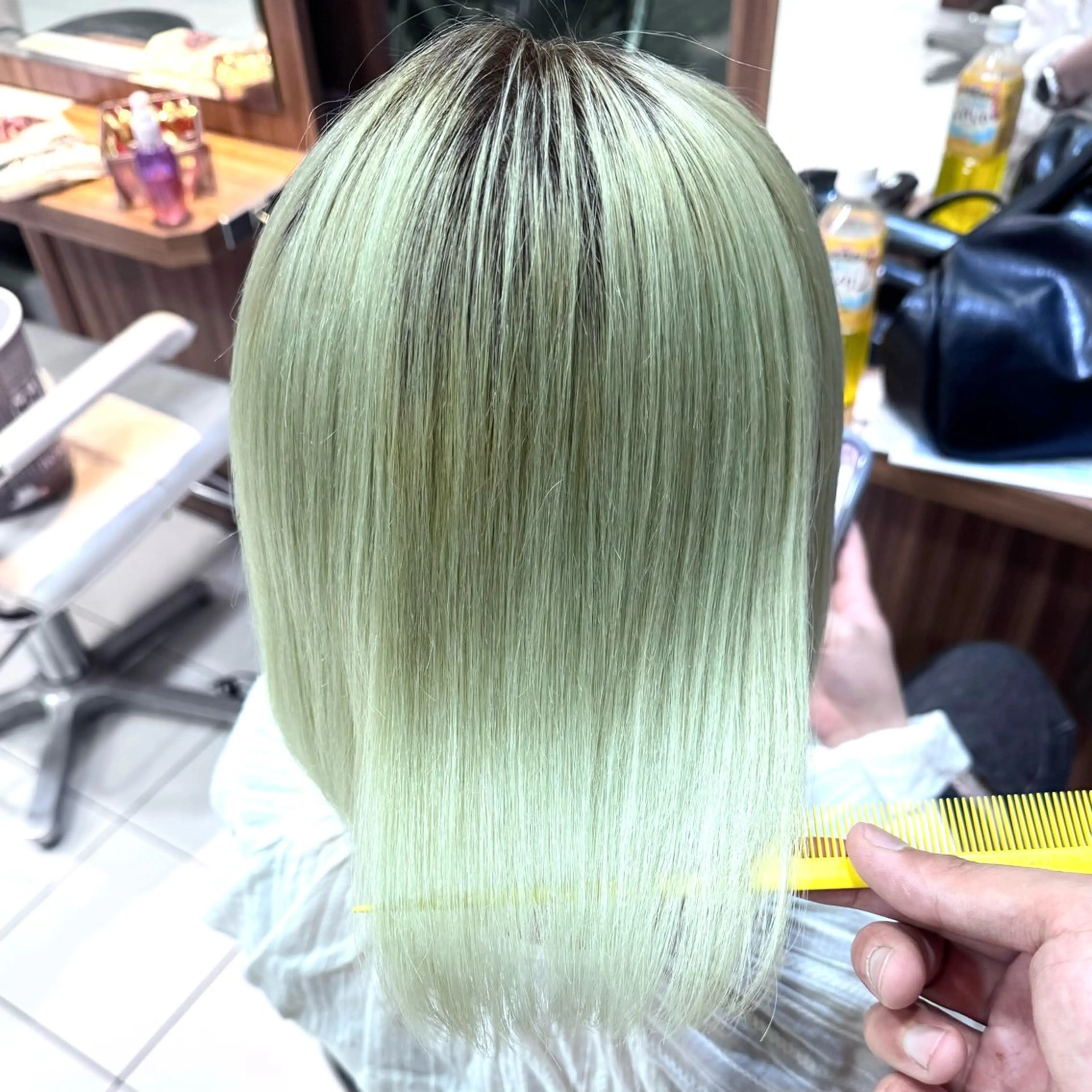 縮毛矯正 トリートメント 💍艶髪の神様💍 ウチマダイのヘアスタイル