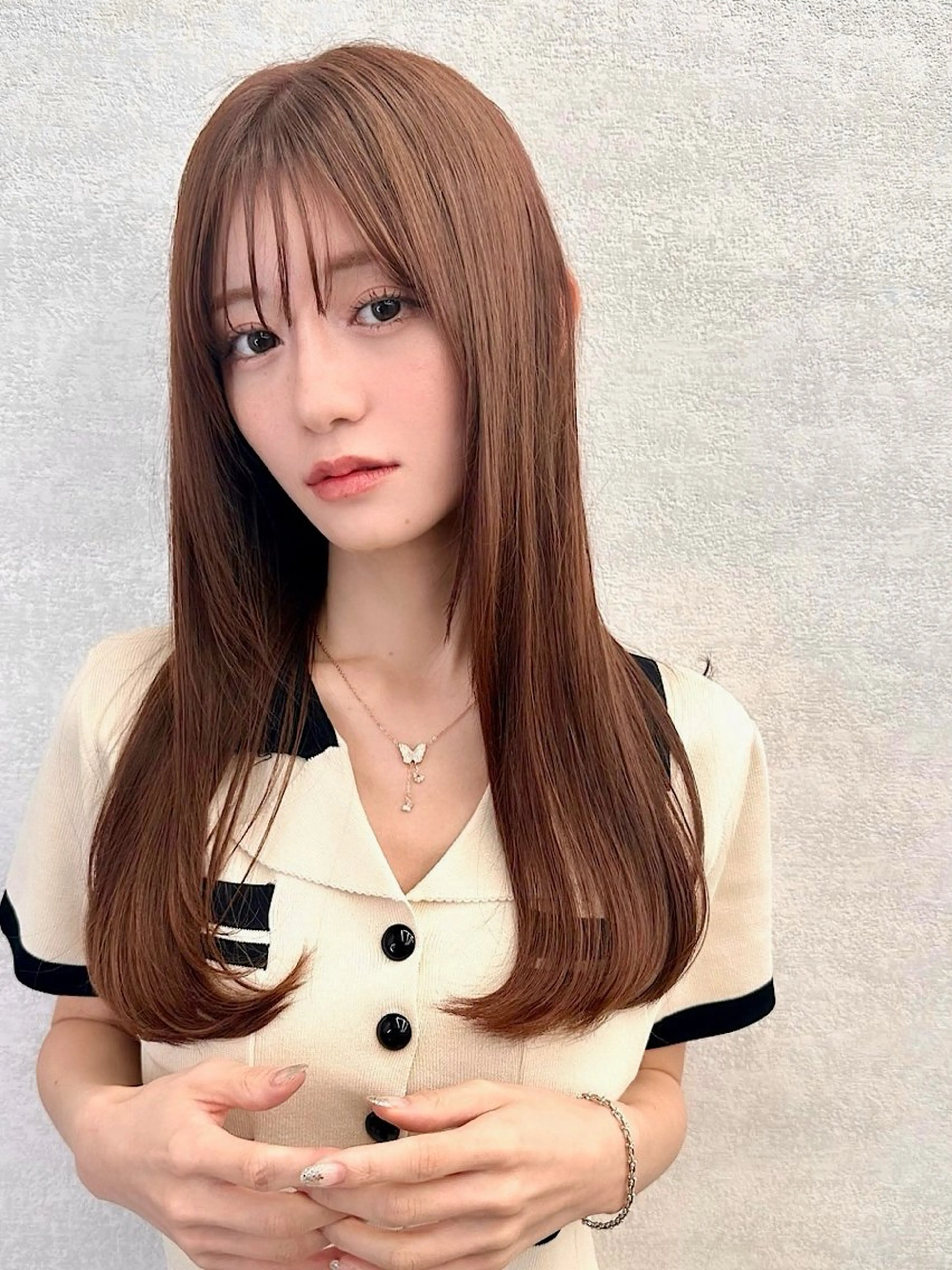 ロング カラー パーマ カット ヘアカラー トリートメント L’me  TOKYO by youres所属・L'me tokyo 髪質改善🫧木村美姫のヘアスタイル