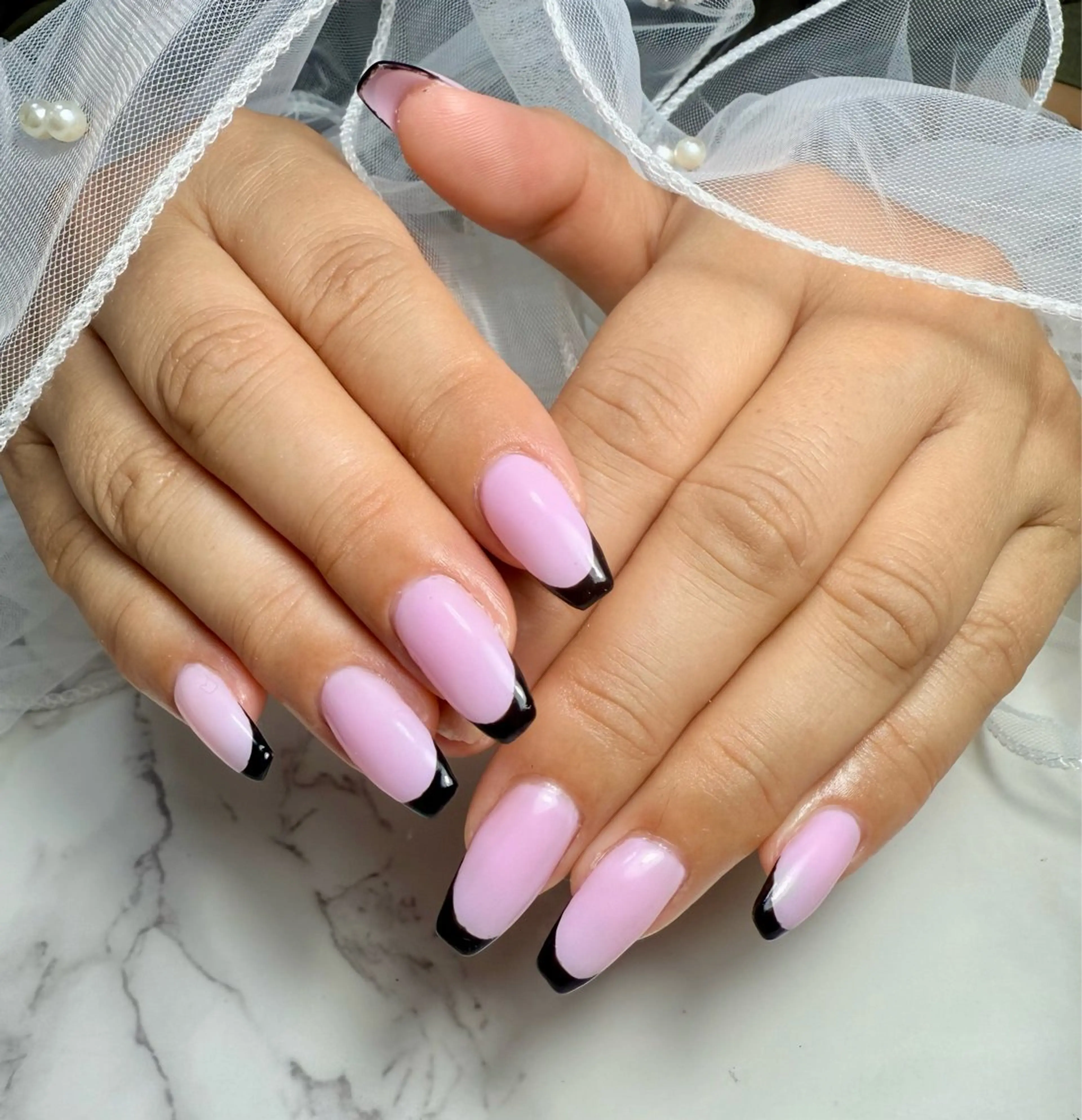 ネイル アートネイル チークネイル フレンチネイル 氷ネイル・うるうるネイル キラキラネイル M.N_ nailのネイルデザイン