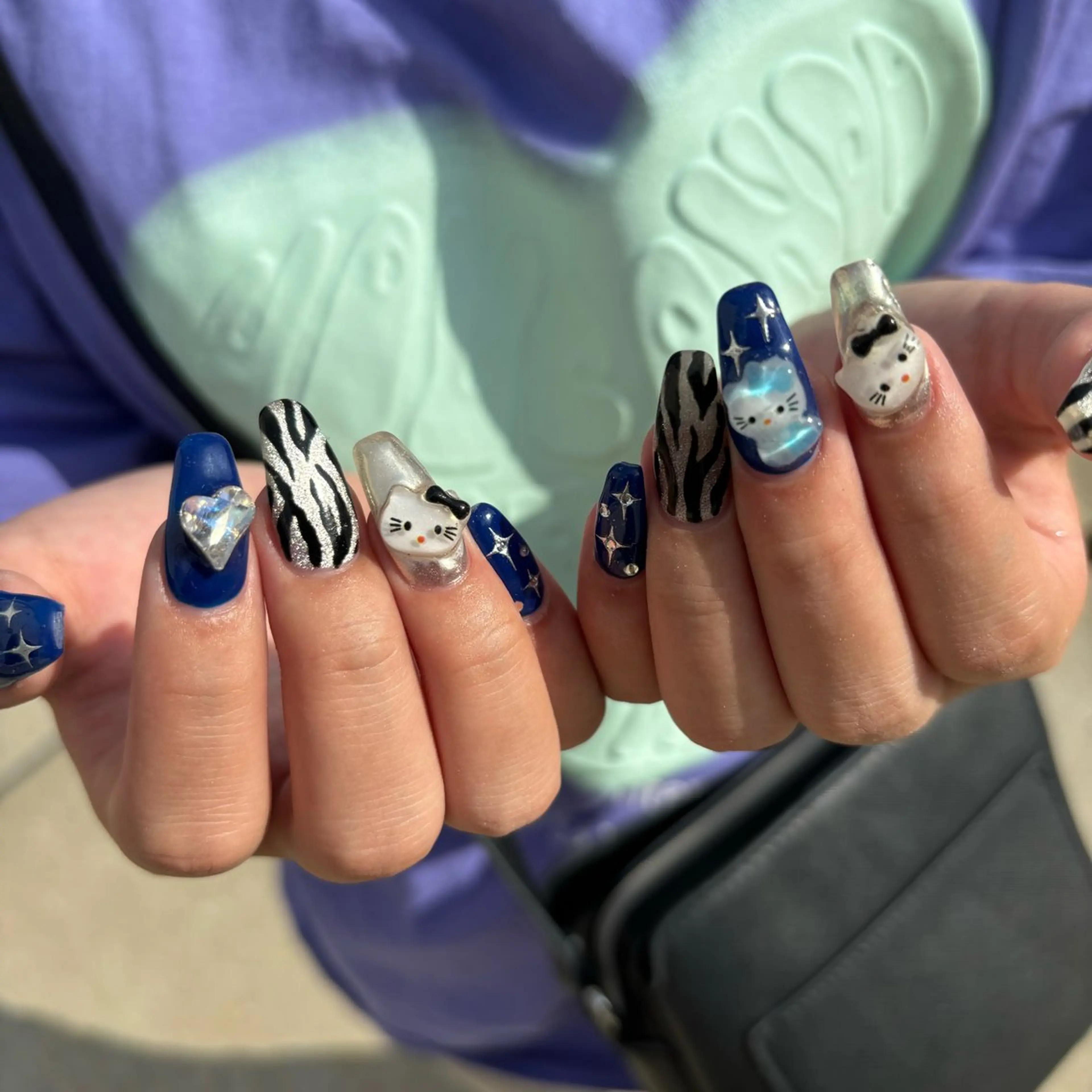 ネイル ハンドネイル Sea  nail by emaのネイルデザイン