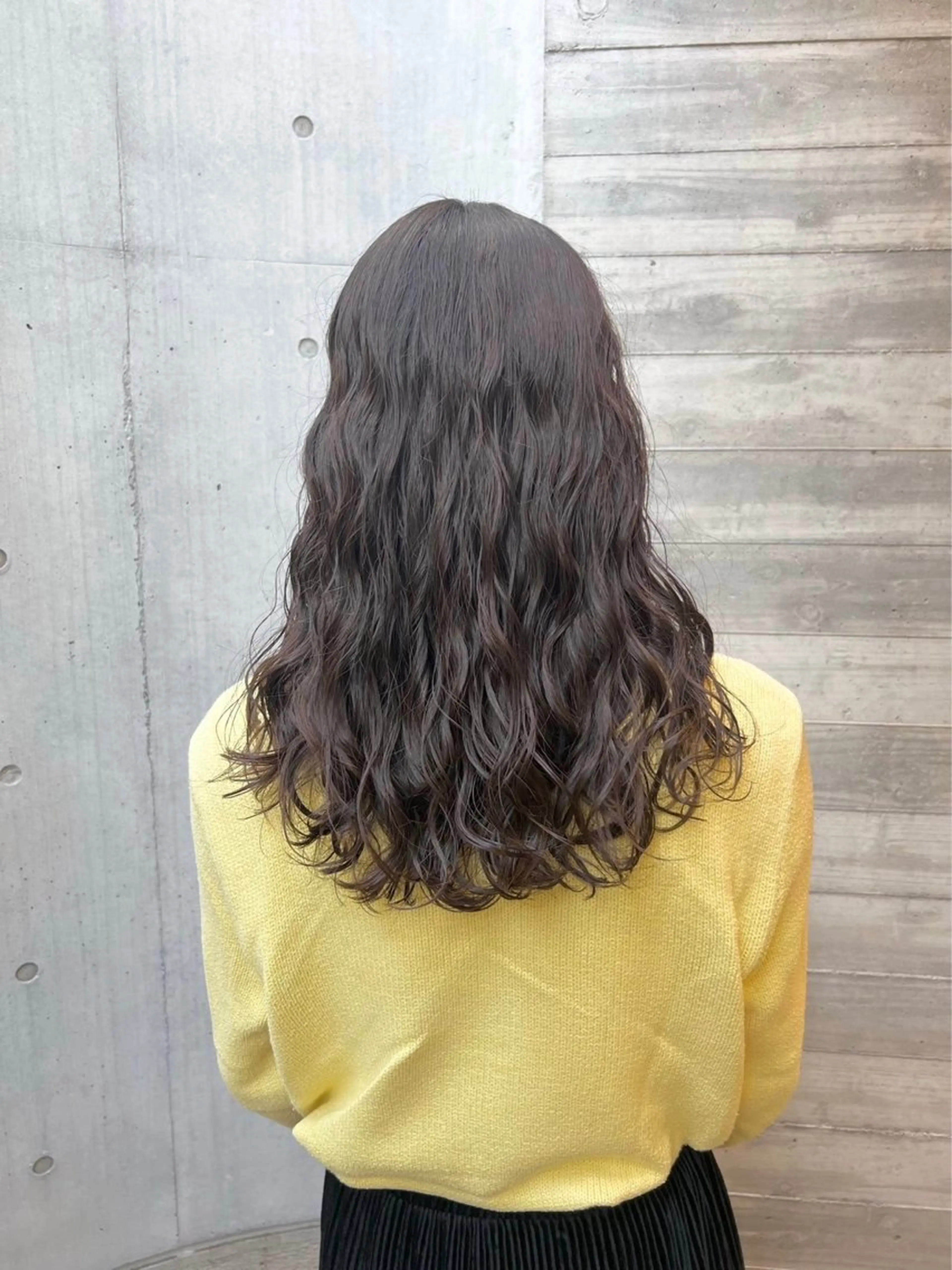 セミロング パーマ セミロングパーマ デジタルパーマ カット パーマ トリートメント 【arc】Ruri コテ巻き風パーマのヘアスタイル
