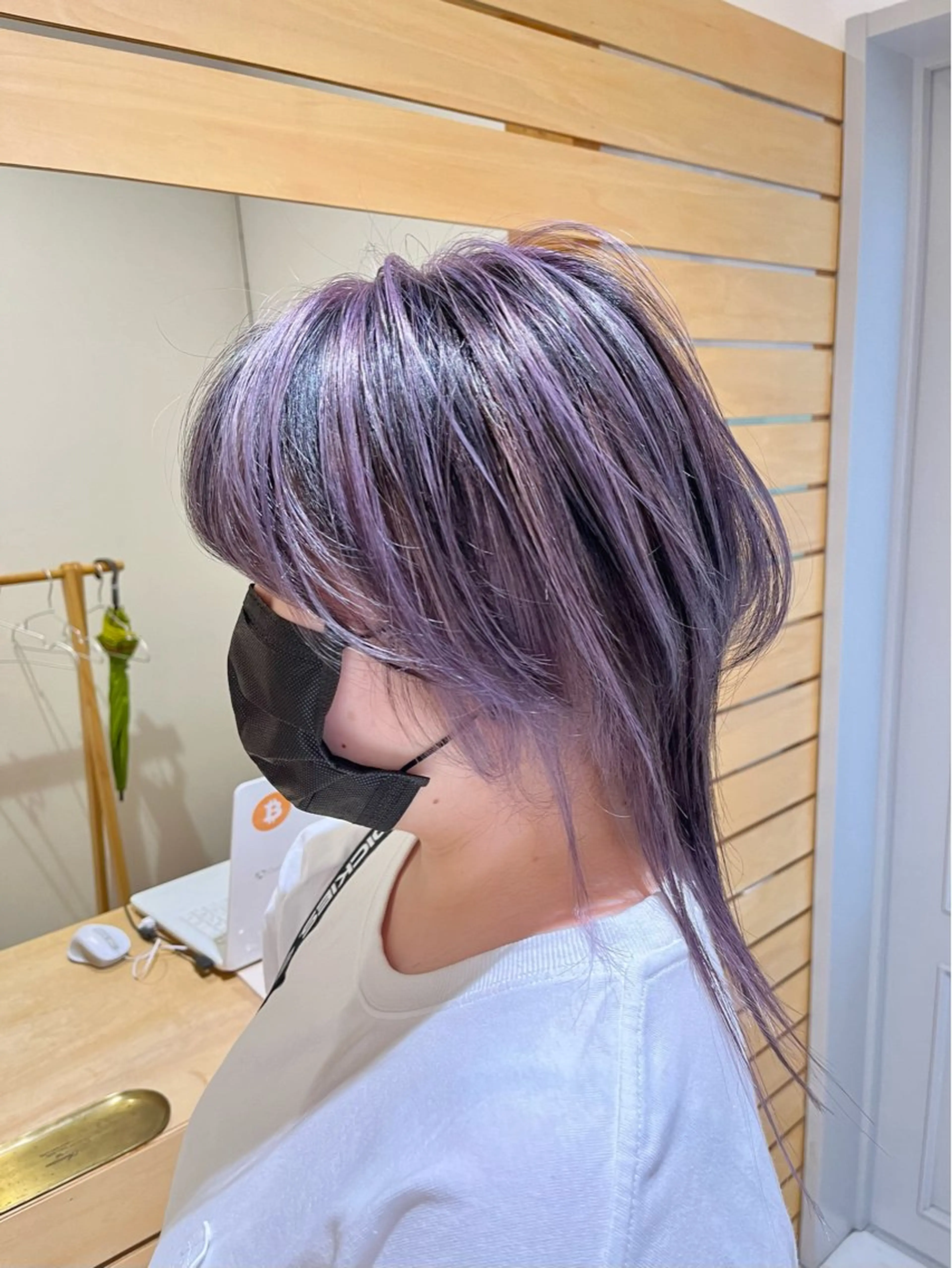 ミディアム カラー ブリーチ ヘアカラー トリートメント ヘアセット RUBEUS【ルベウス】所属・✨艶々カラー🎨 杉本賢人のヘアスタイル