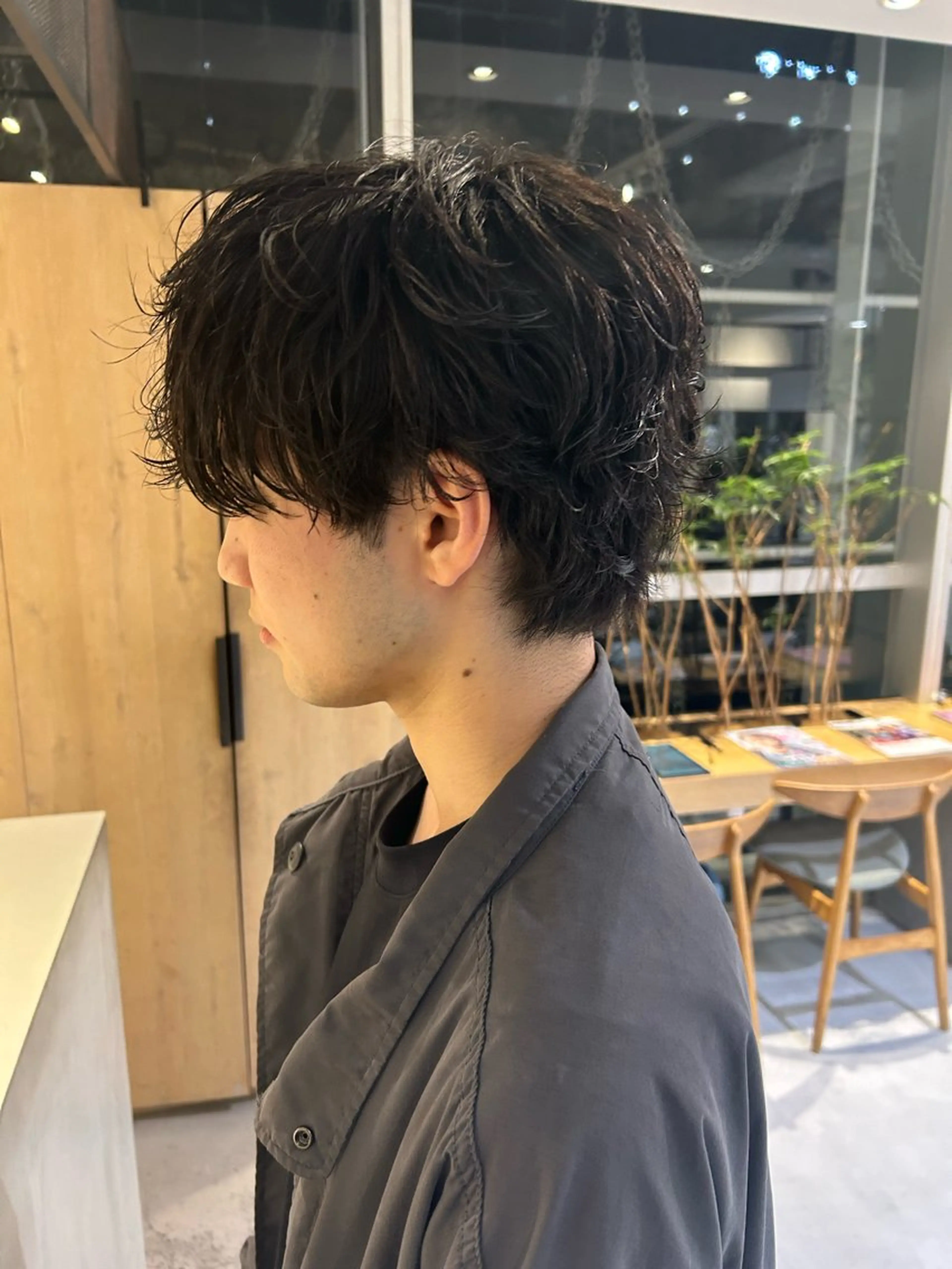 パーマ メンズ 💈メンズパーマの 匠💈曲がる縮毛矯正のヘアスタイル