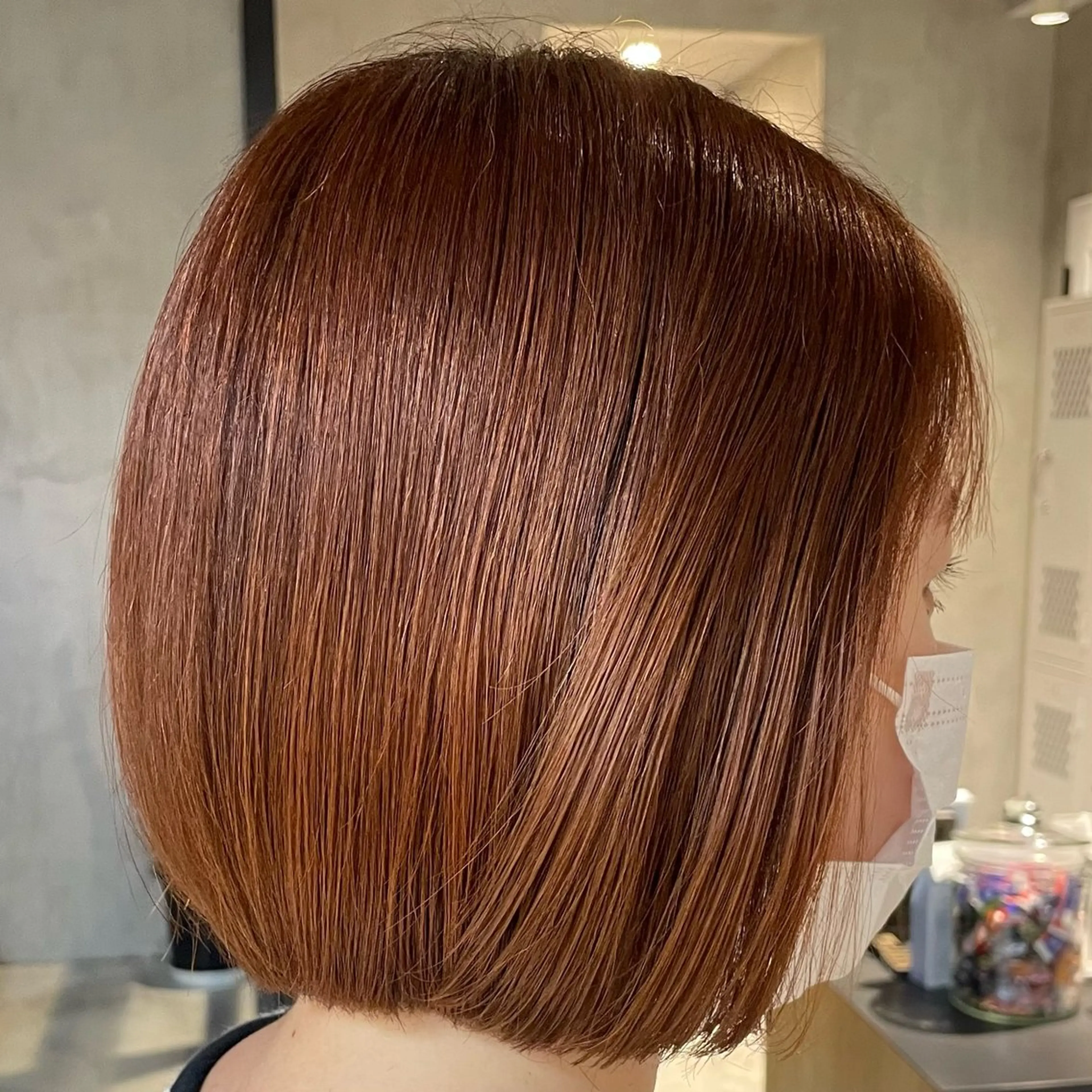 ショート カラー ブラウンカラー オレンジ オレンジブラウン ヘアカラー ひなた / elima調布のヘアスタイル