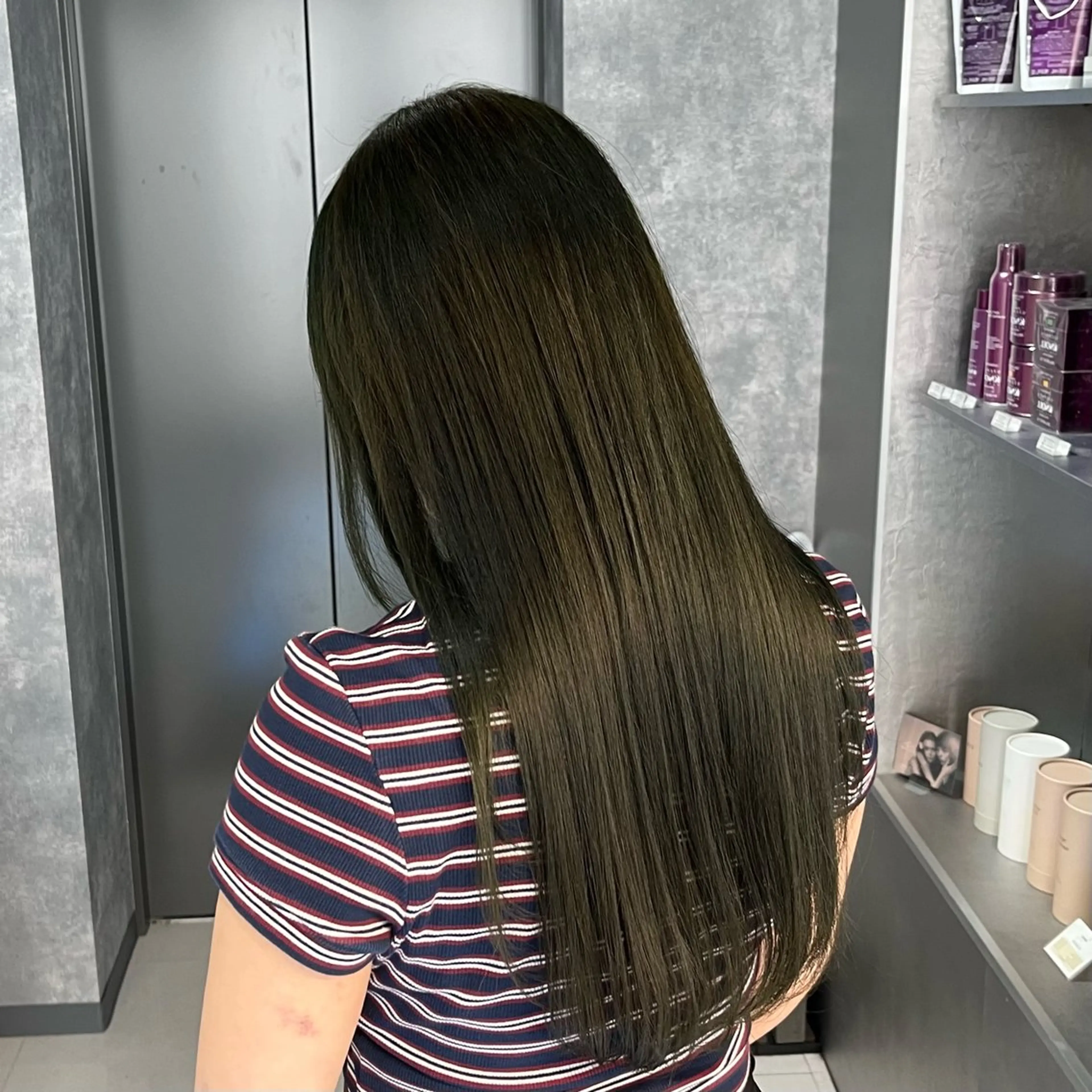 セミロング カラー ブリーチモデル募集 🤎NANAMIのヘアスタイル