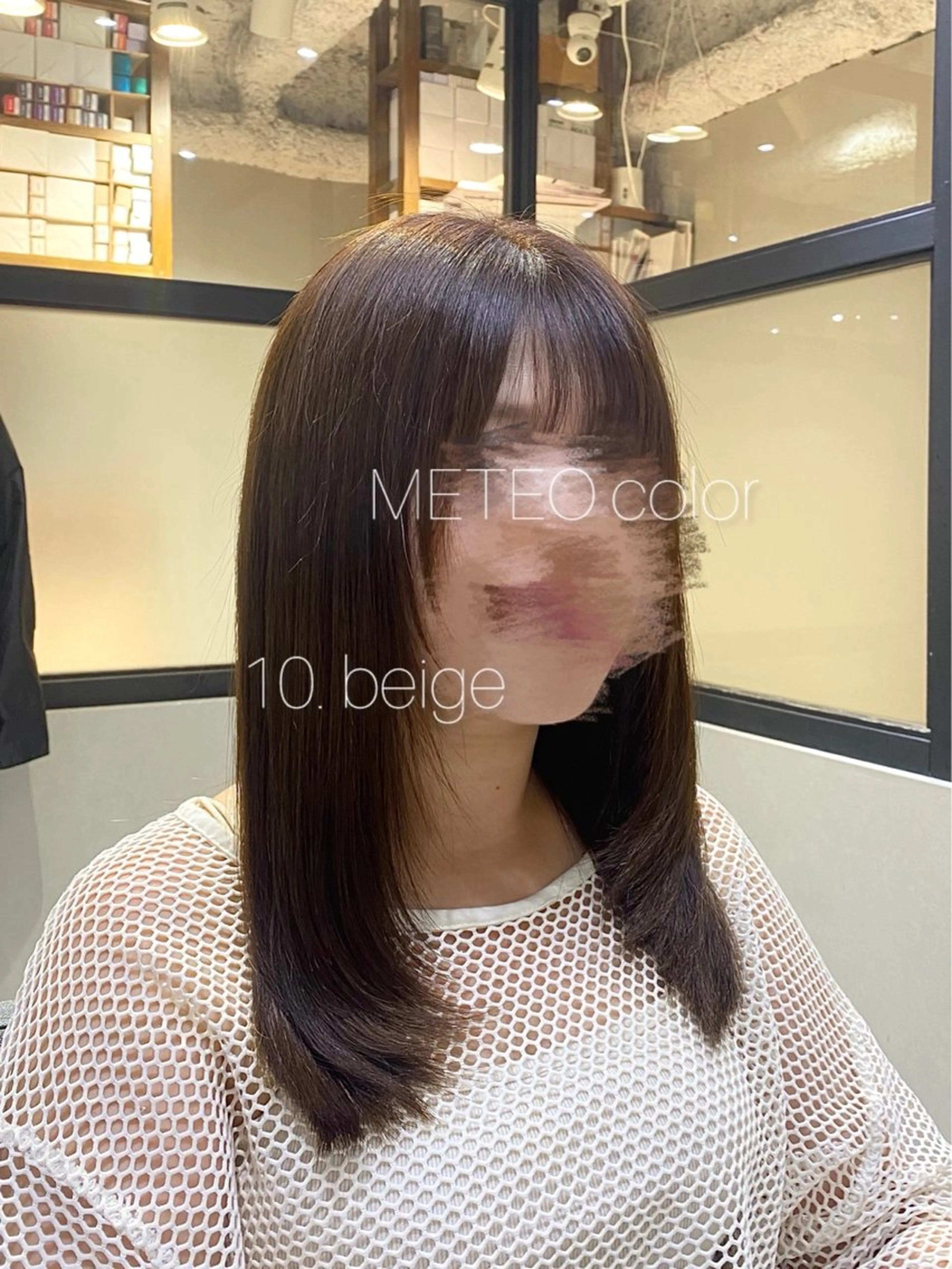 セミロング ヘアカラー トリートメント 🫧髪質改善 🌼きさき🌼のヘアスタイル