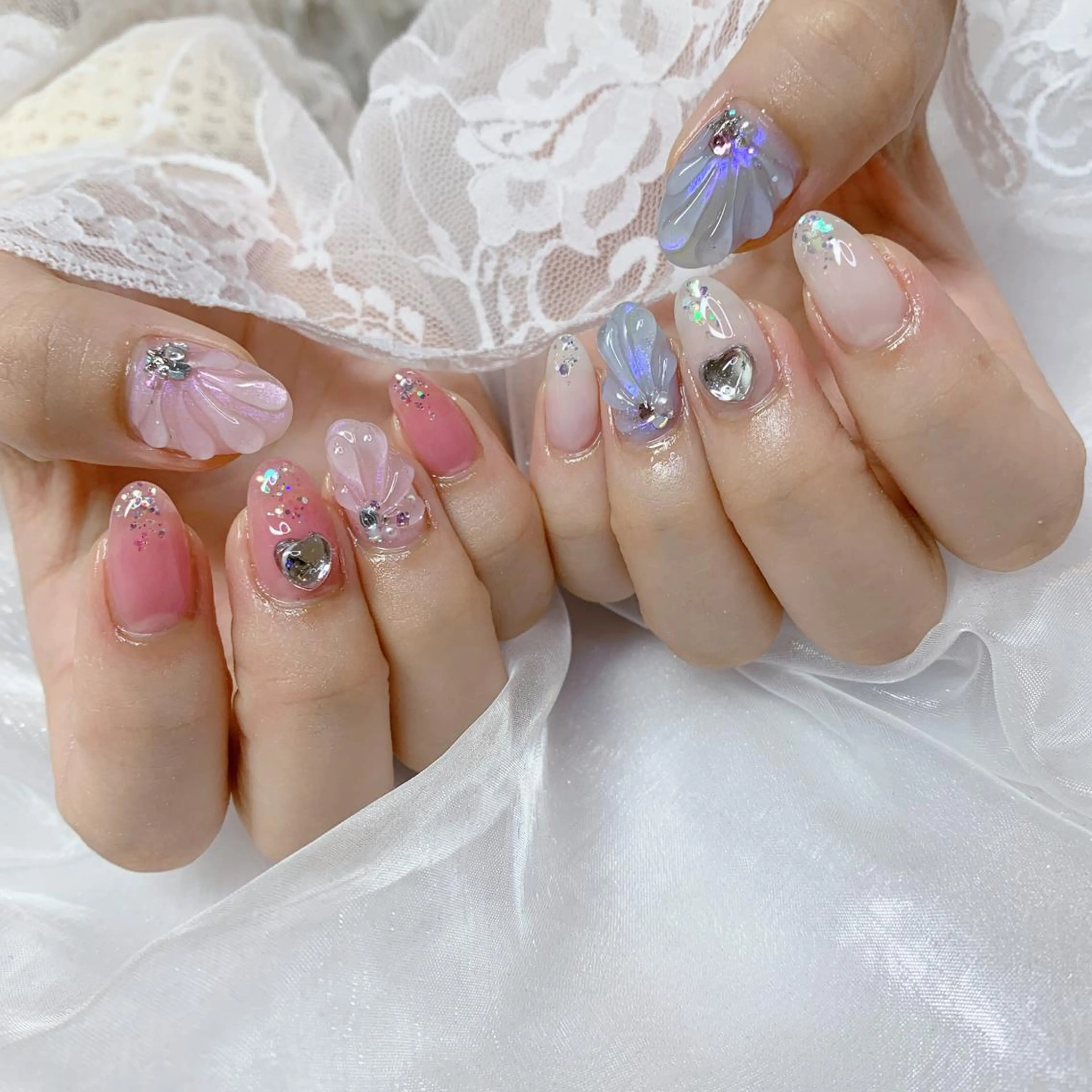 ネイル La neige* yuki 🥯🍑のネイルデザイン
