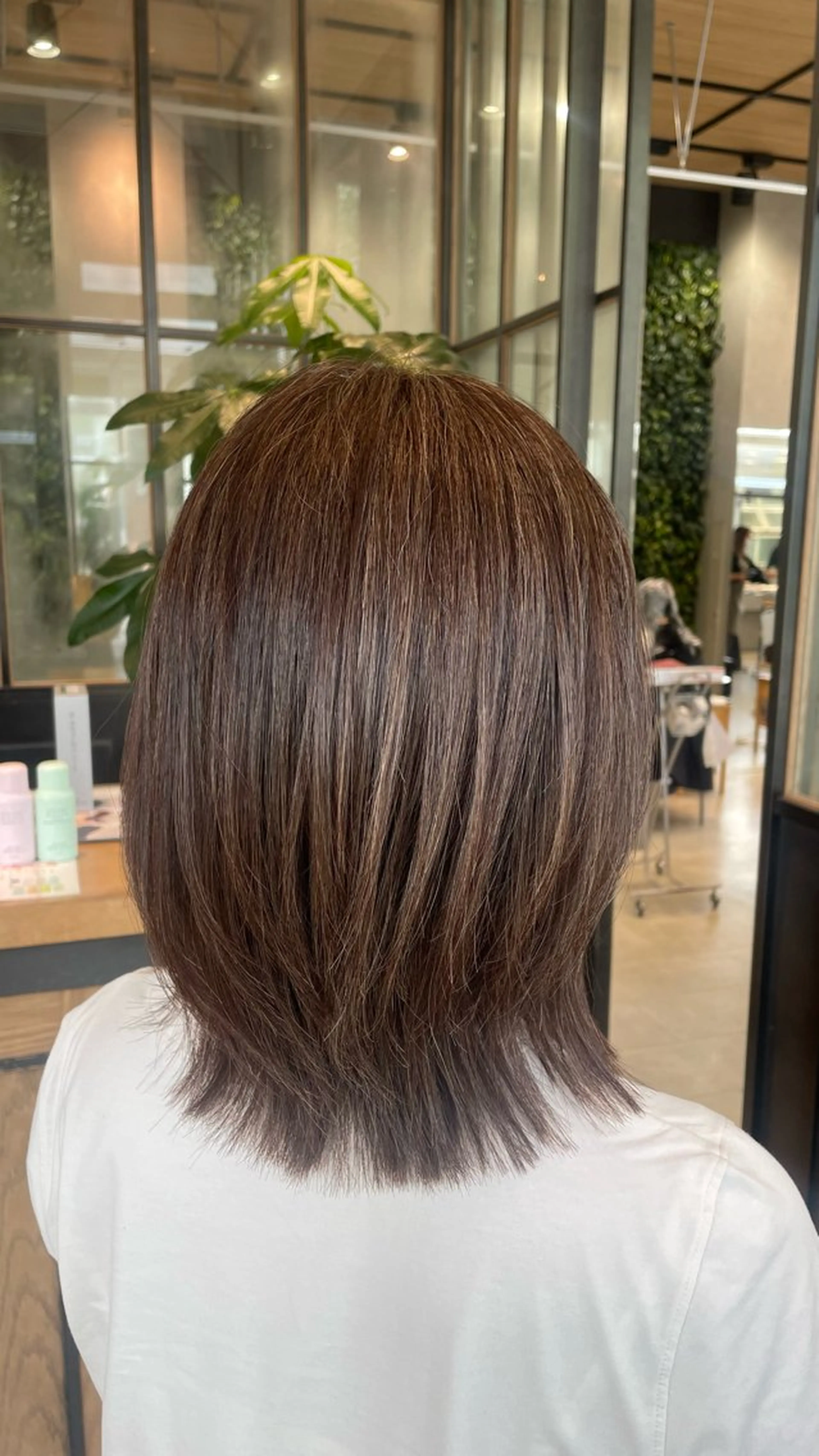 ミディアム カット ヘアカラー Lolonois 森ノ宮/RINのヘアスタイル