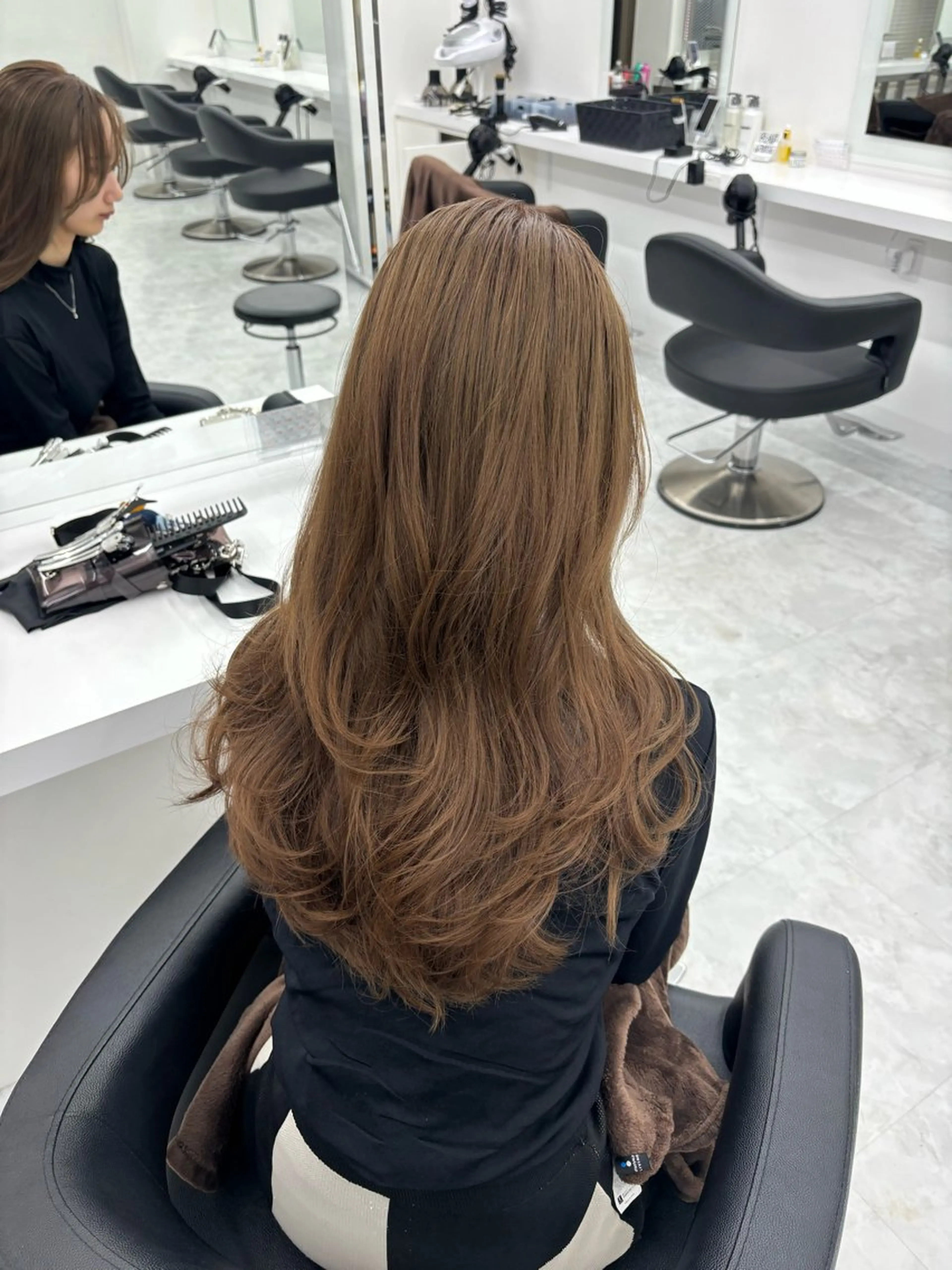 ロング 渋谷🥇wカラー 特化美容師のヘアスタイル