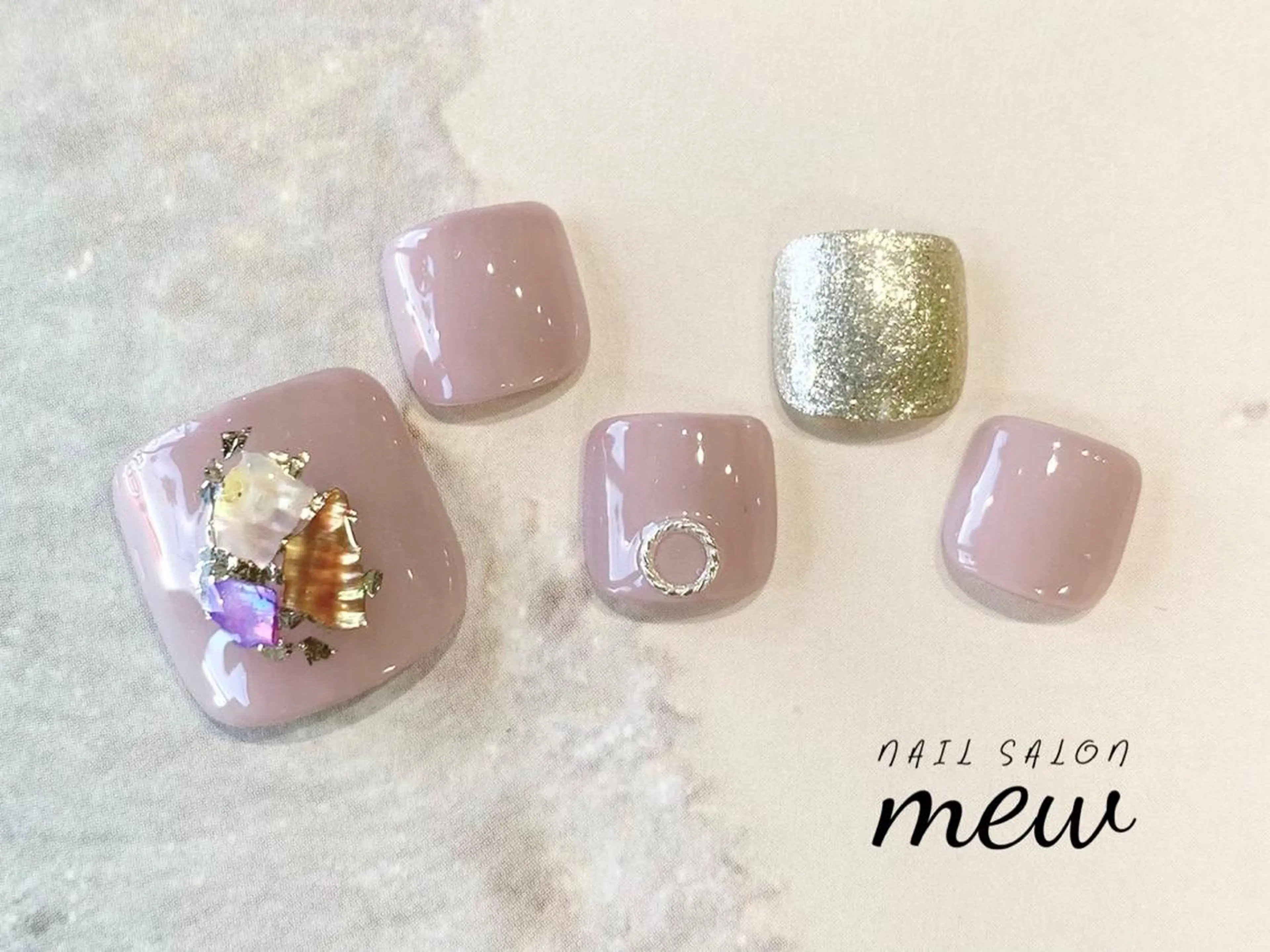 ネイル フットネイル Nail salon mewのネイルデザイン