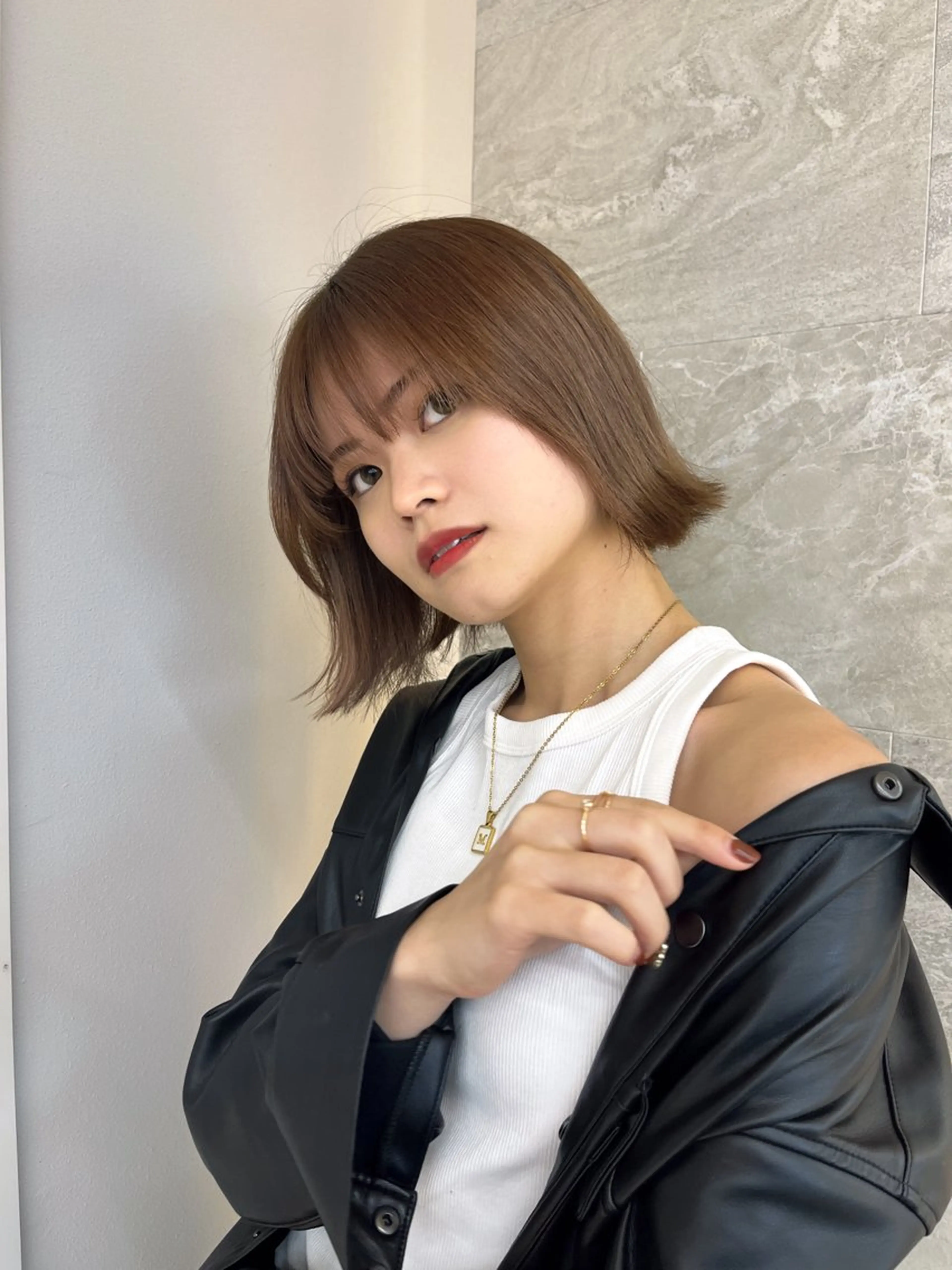 カラー カット ヘアカラー トリートメント 池袋/韓国風レイヤー 髪質改善【ugen】のヘアスタイル