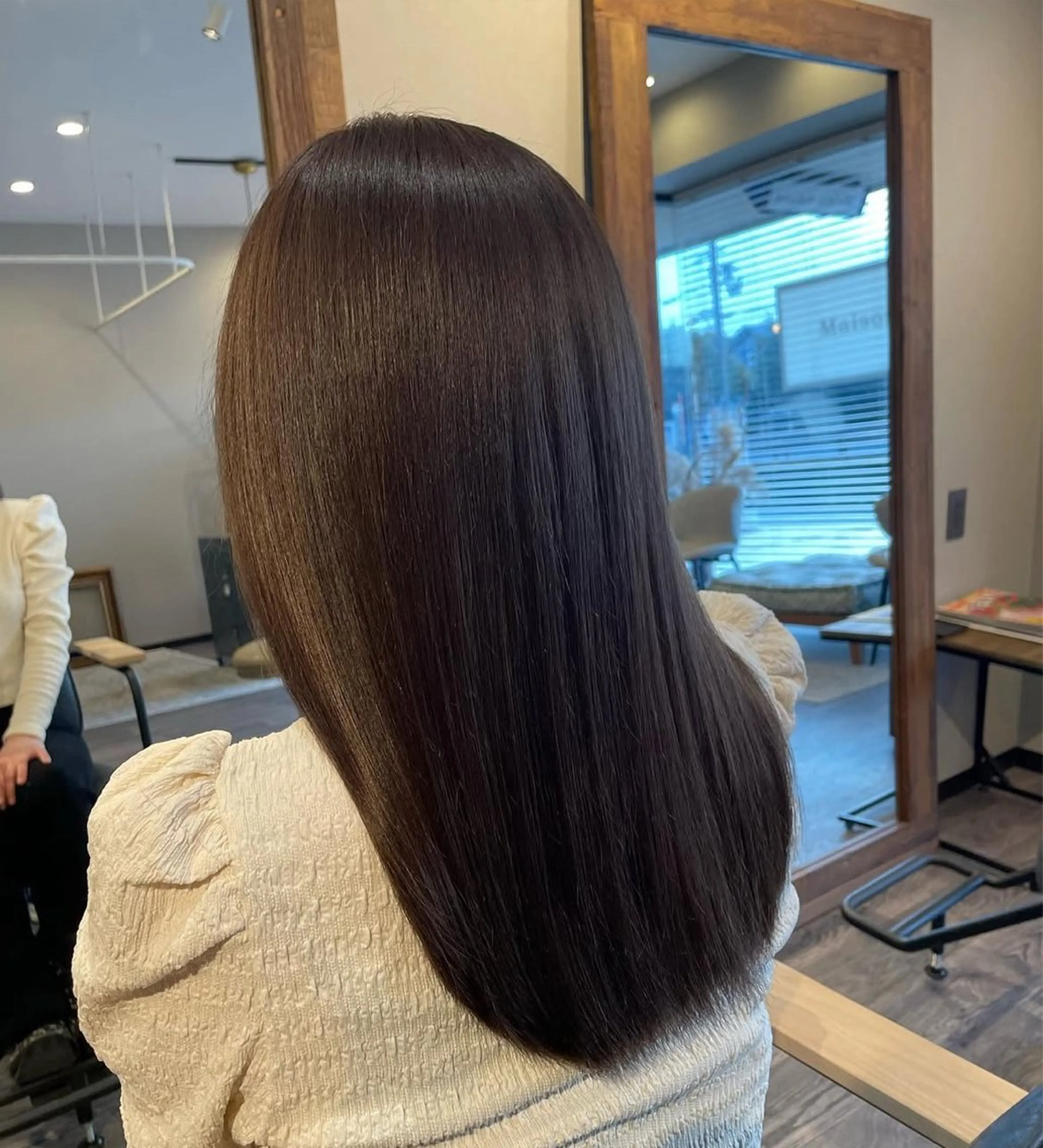 セミロング カラー ブラウンカラー 透明感カラー ナチュラルブラウン Maison maman所属・🐻メゾンマモン KOKOROのヘアスタイル