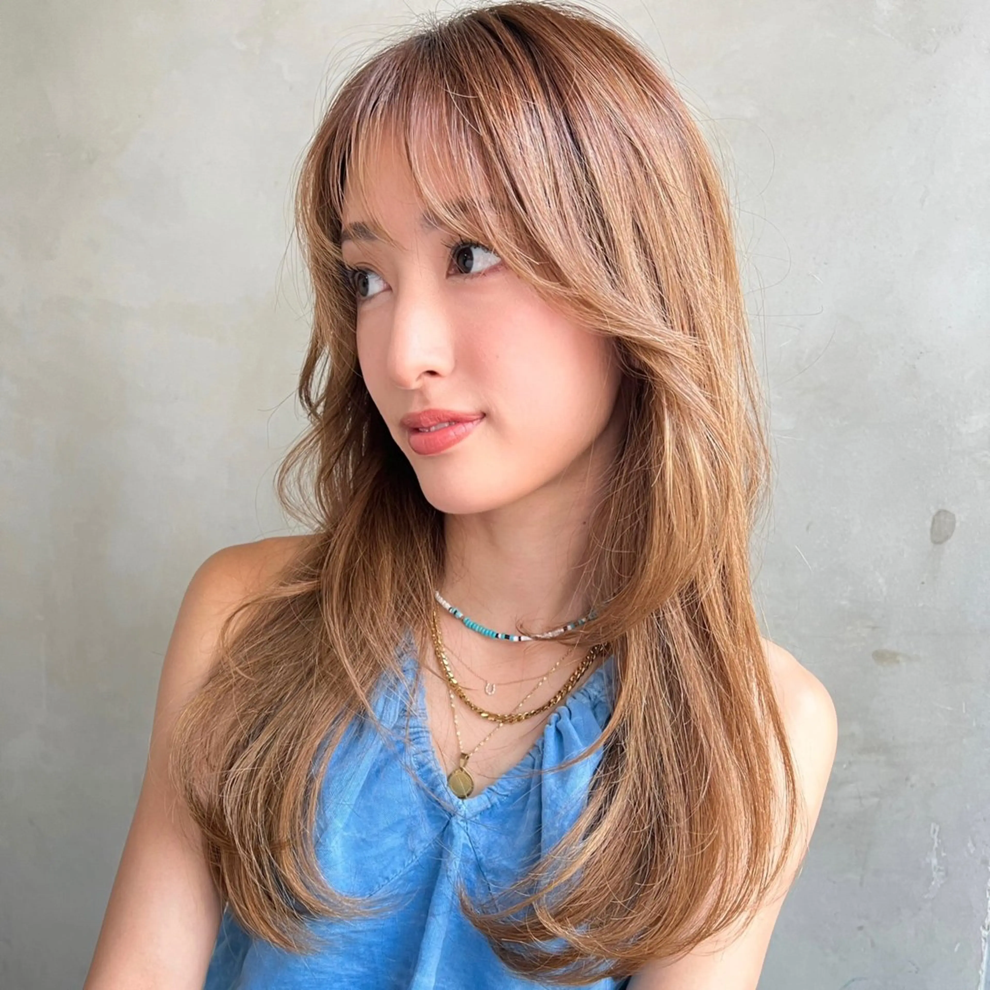 セミロング カラー パーマ ヘアアレンジ メンズ キッズ カット ヘアカラー トリートメント ヘアセット 丁寧なカウンセリング 🌿Chiemi🌿のヘアスタイル