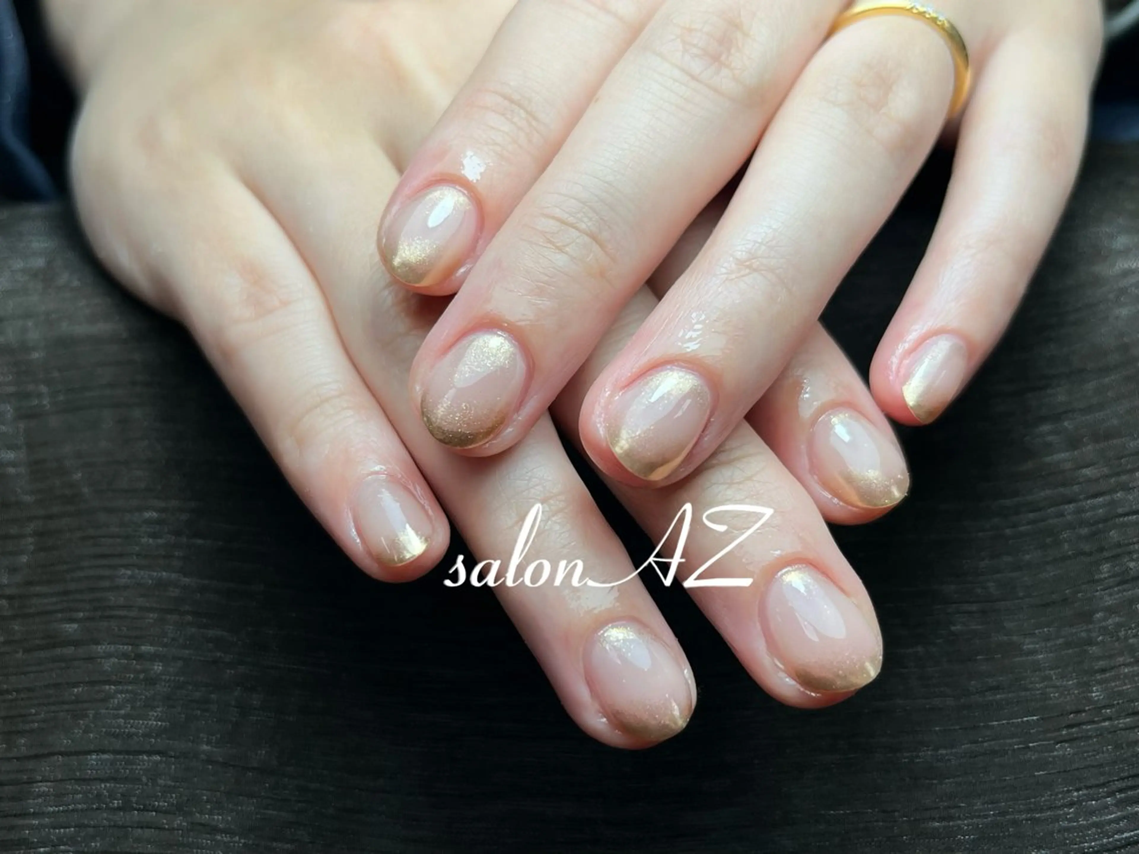 ネイル 桜ネイル 長さ出し フットネイル フレンチネイル ジェルネイル salon AZのネイルデザイン