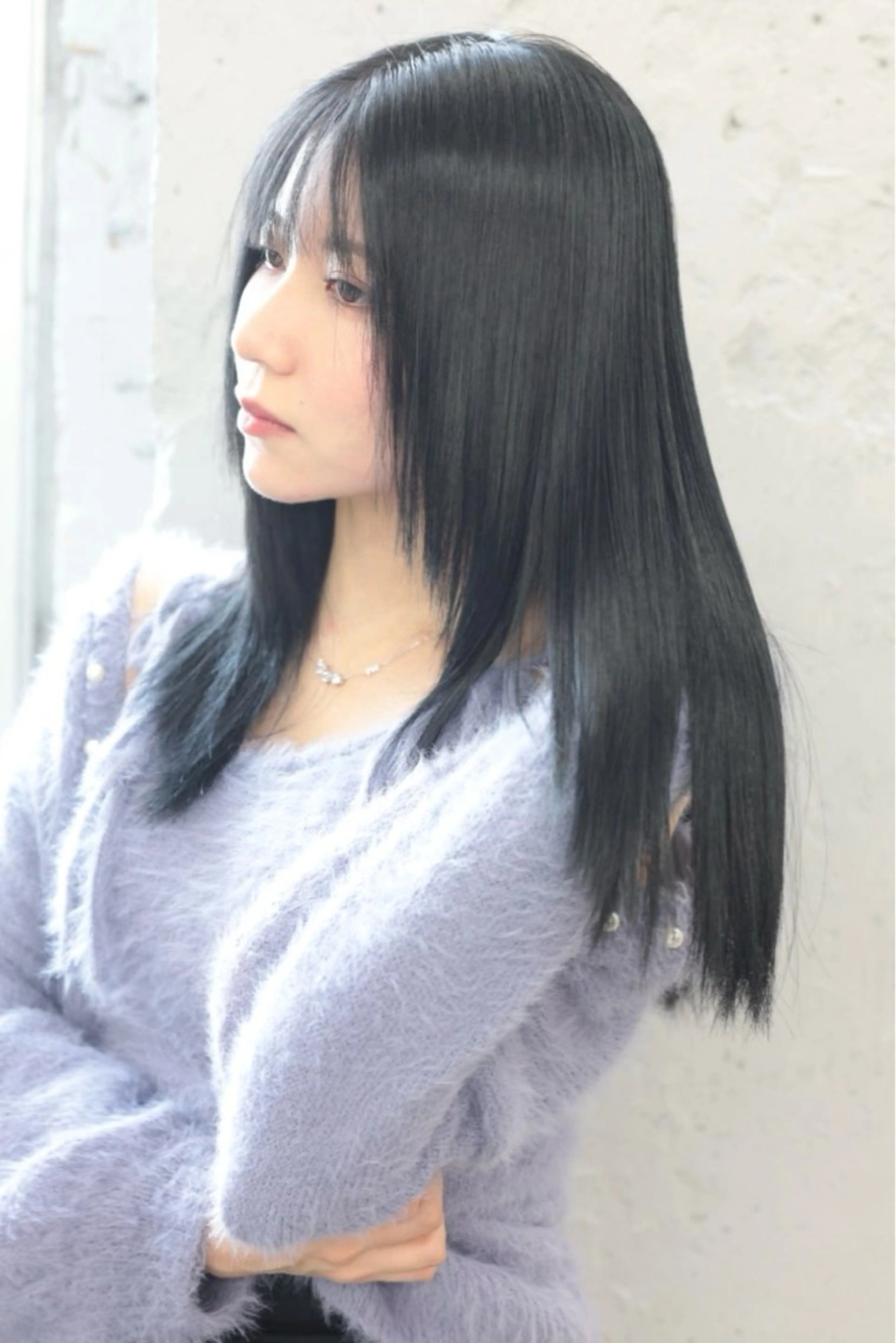 カット＋髪質改善美髪縮毛矯正＋髪質改善超高濃度水素トリートメントの写真