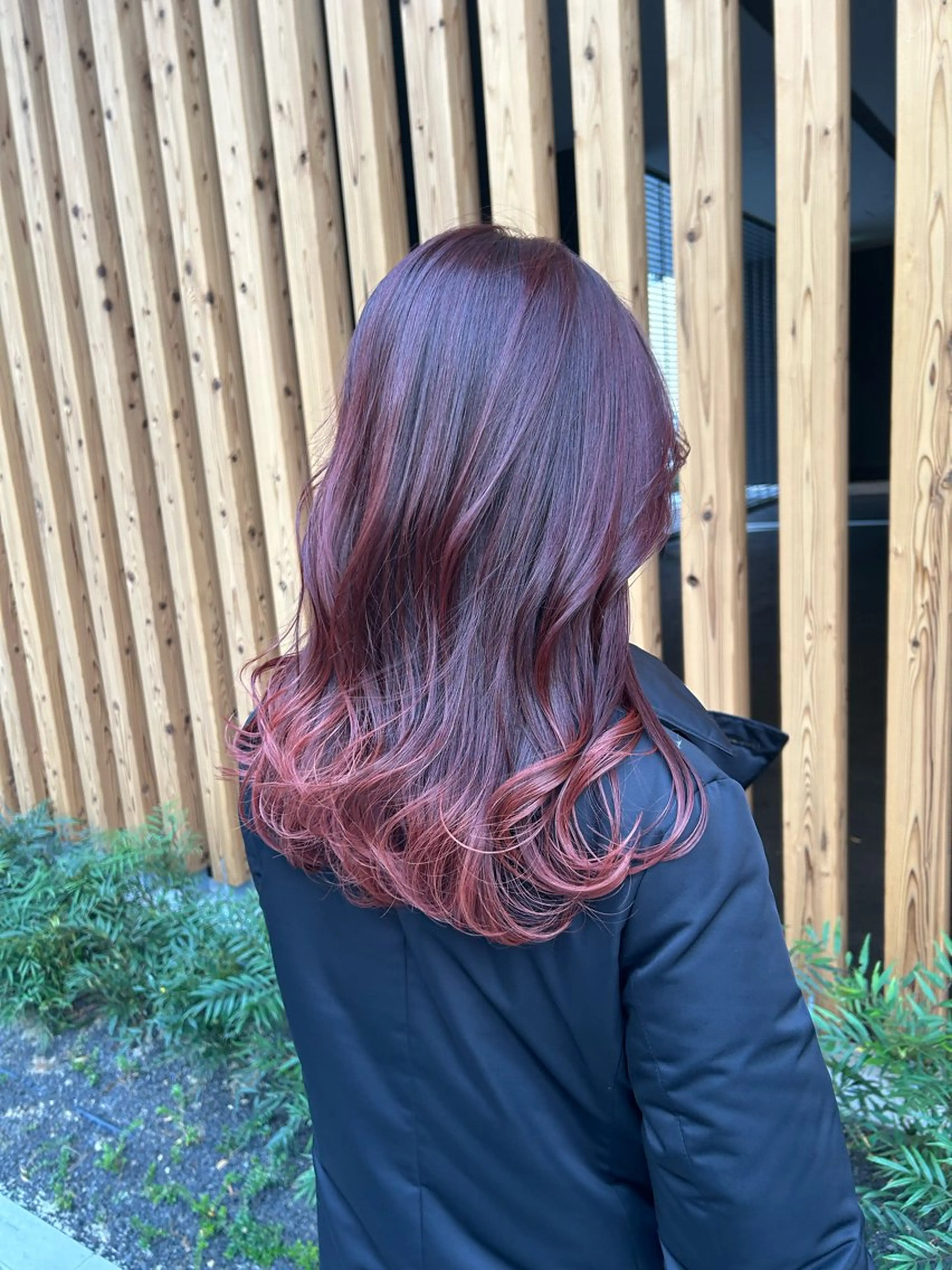 セミロング カット ヘアカラー トリートメント 名古屋/伏見/花屋 併設/不破新のヘアスタイル